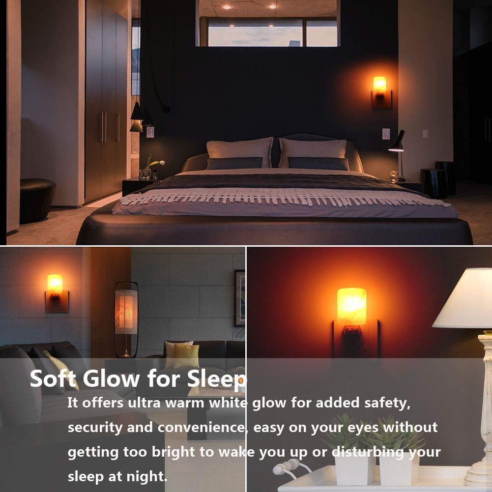 9-Pack,7 Watt Salt Lamps And Night Light Replacement Bulbs, Crystal Clear Glass,C7/7 Watt/120 V/45 Lumen,E12 Candelabra Base Long Life Bulbs