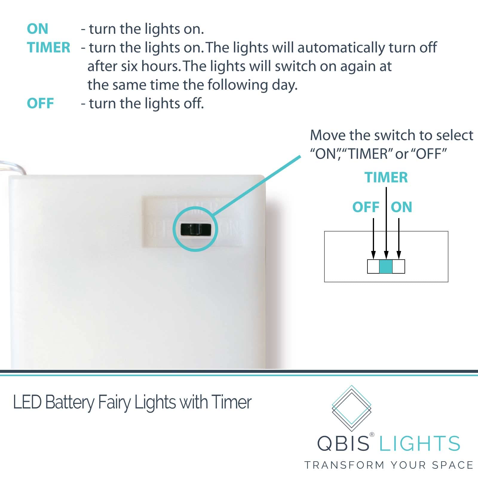 QBIS Fairy Lights Battery Operated, 40 Micro LEDs, 6.5ft, Silver Wire, Warm White, 2 Pack, Model M40STR-BAT-WW-SL-2