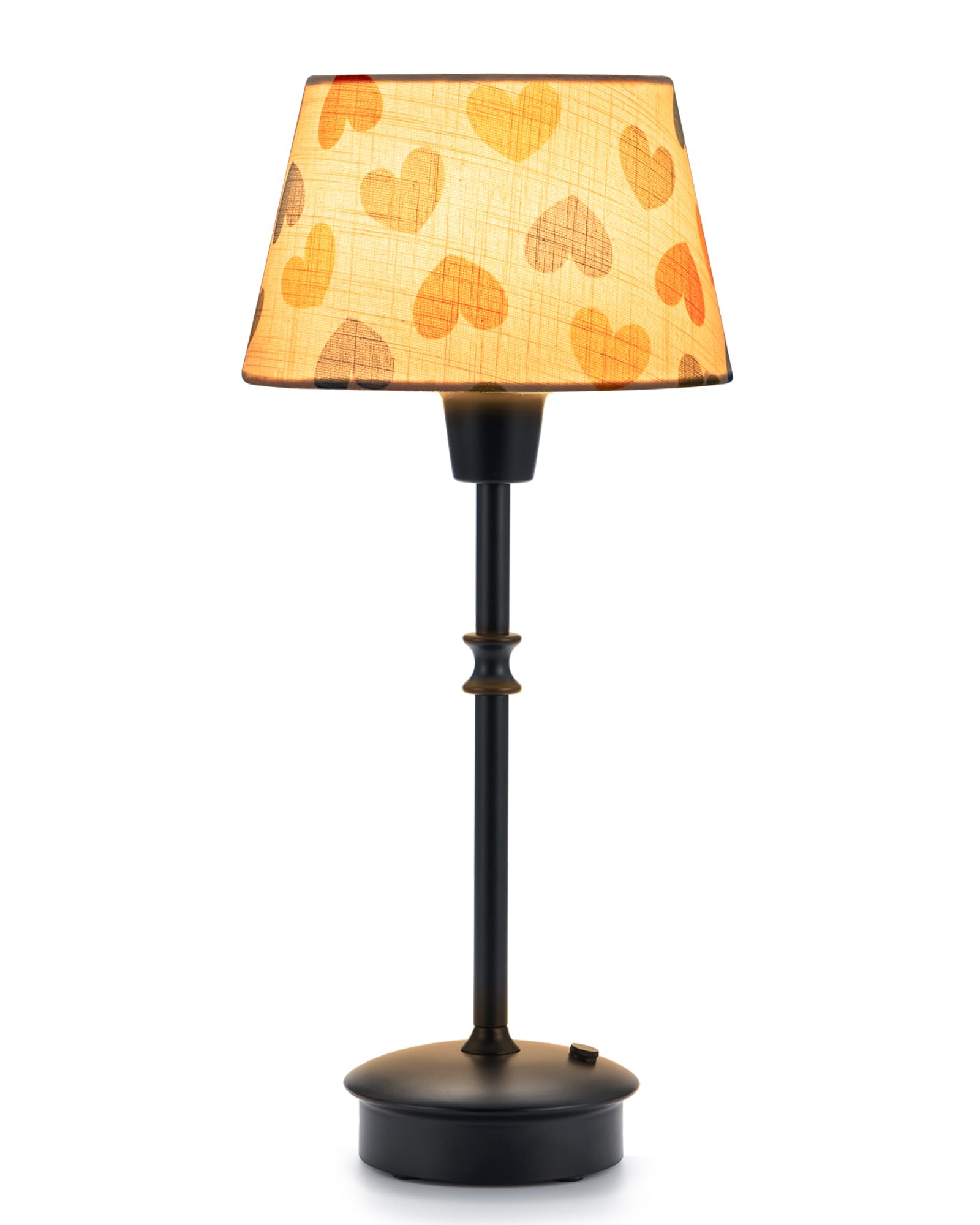 Depecal Cordless Table Lamp with Dimmer, 5200mAh Rechargeable Battery Powered Lamp, 13'' Small Touch Bedside Night Lights, Warm 