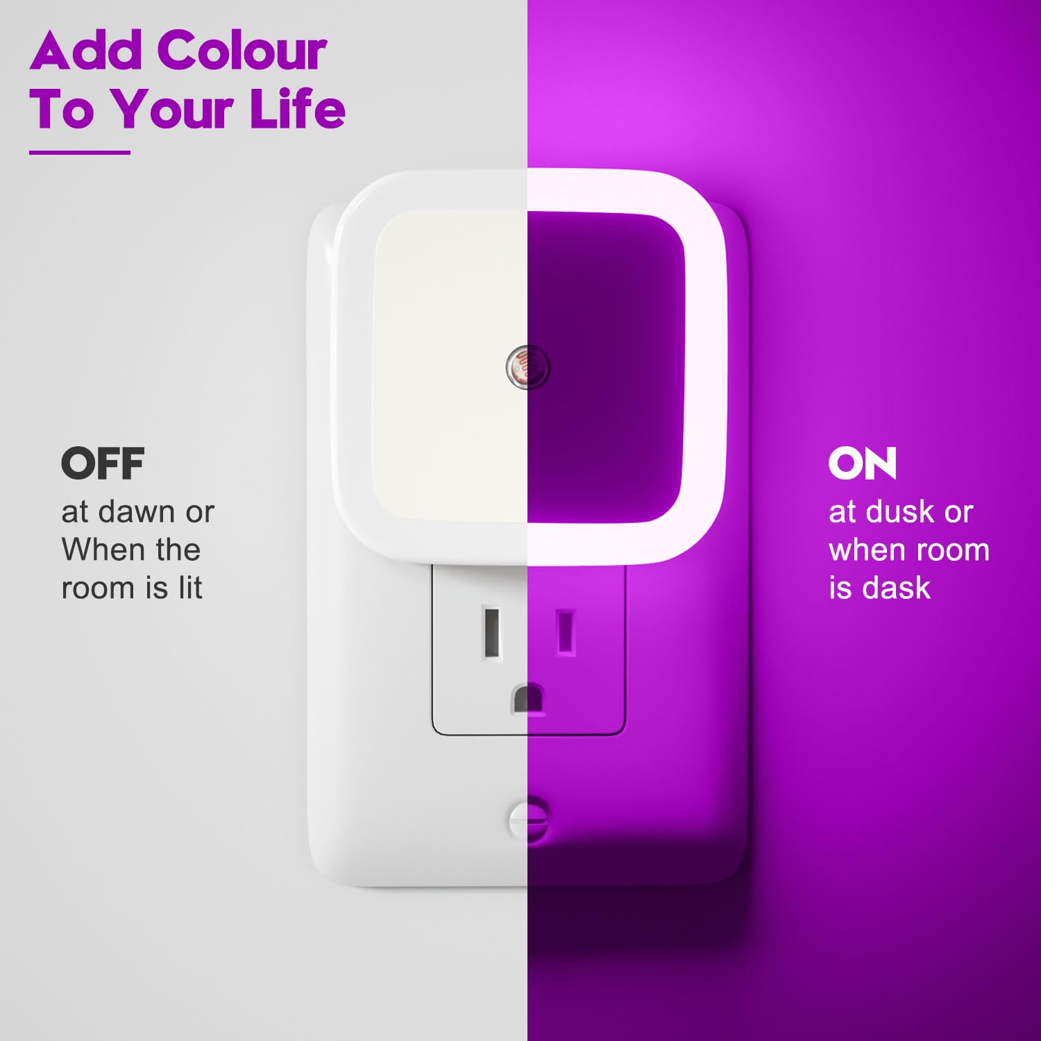 Sujeet Night Light, Night Lights Plug Into Wall 4-Pack, Pink Night Light Plug In Night Light, Dusk To Dawn Night Lamp Led Night Light For Kids Bedroom, Bathroom, Hallway