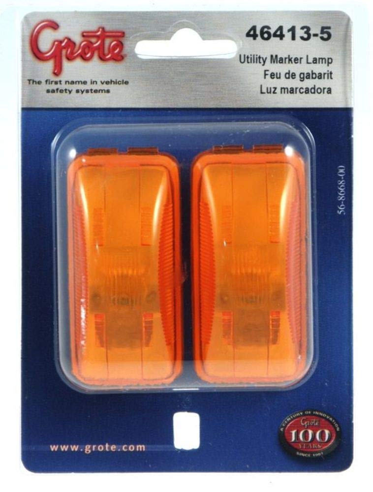 Grote Clr/Mkr Lamp, Yellow, Sealed Single Bulb, Retail Pack (46413-5)