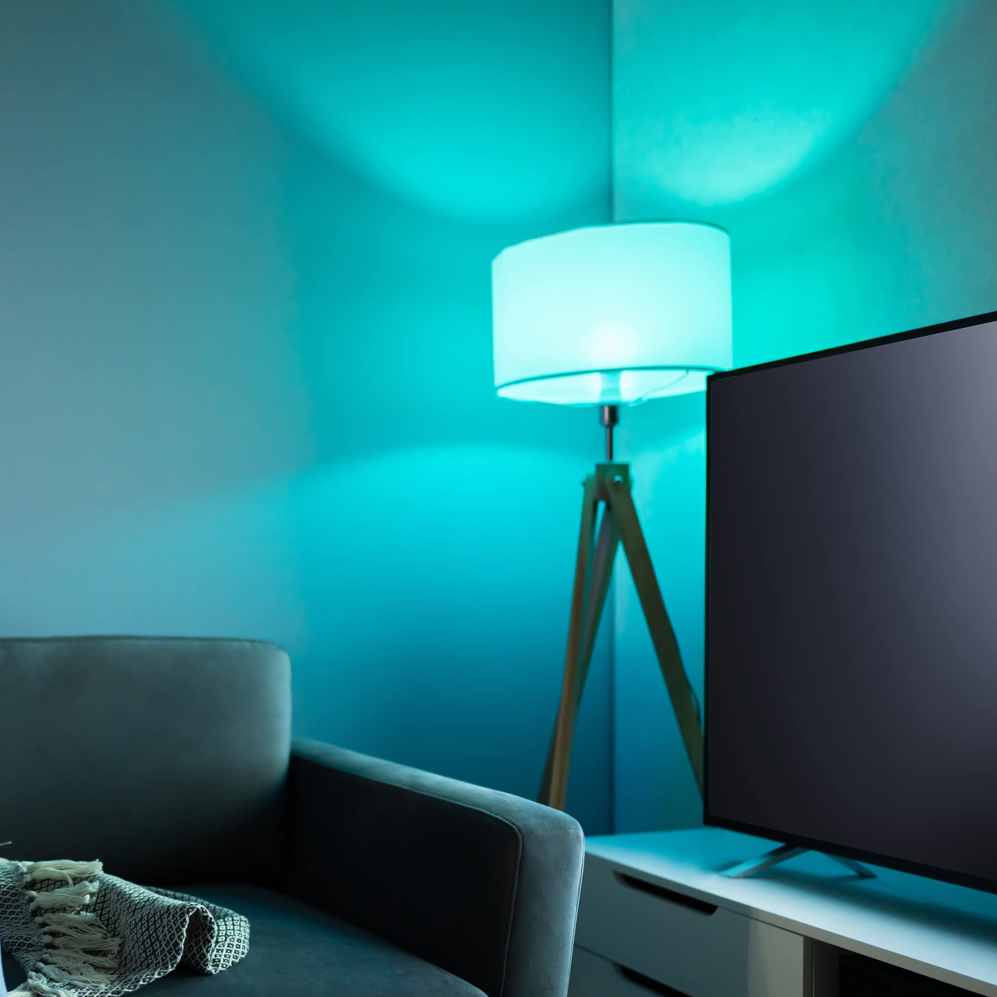 XTREME DIGITAL MLB7-1051-RGB Multi-Color LED Light Bulb, Wi-Fi Enabled, 9W, Compatible with Alexa/Siri/Google Assistant