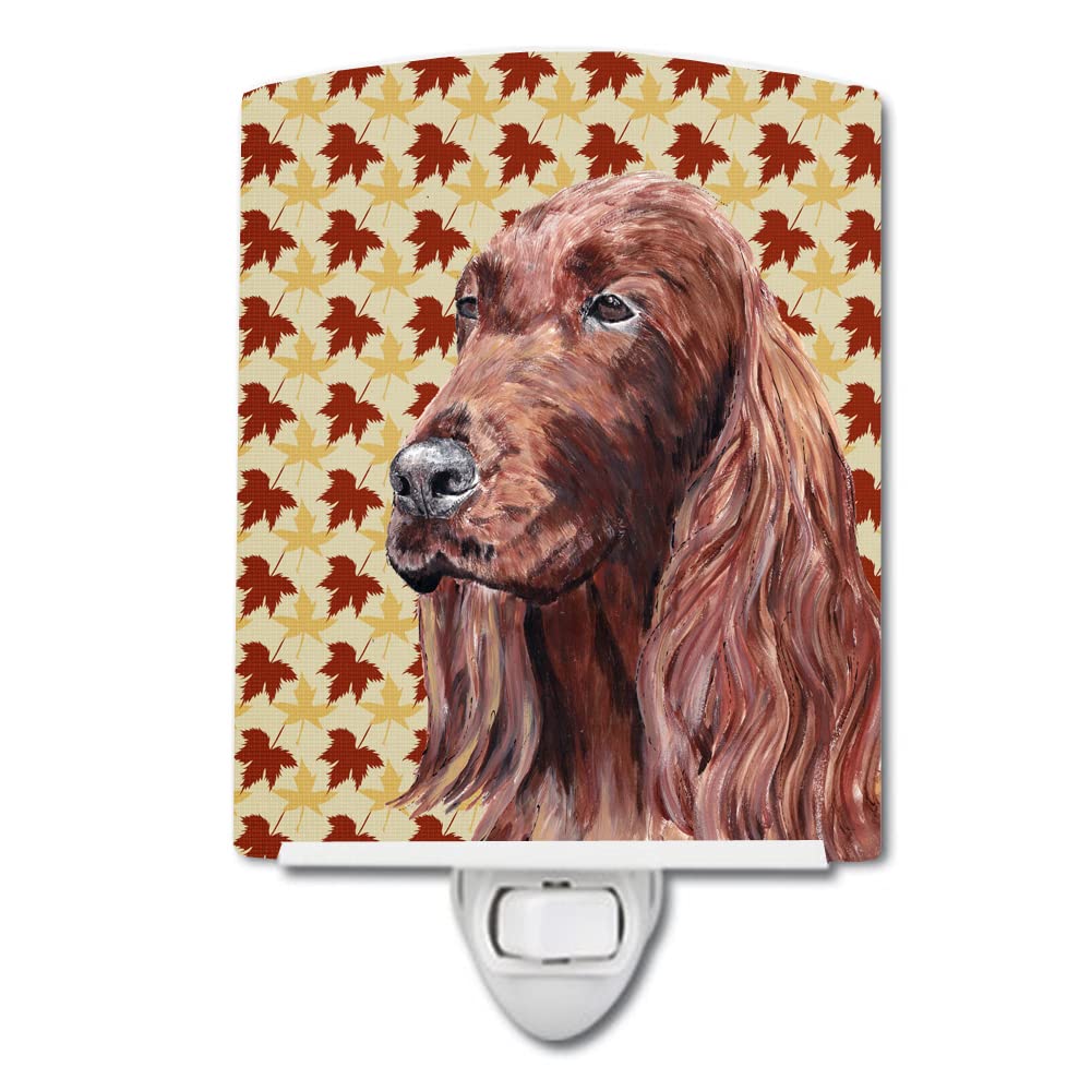 Carolines Treasures Ceramic Night Light, Irish Setter Design, 6x4x3in, UL-Certified, Multicolor