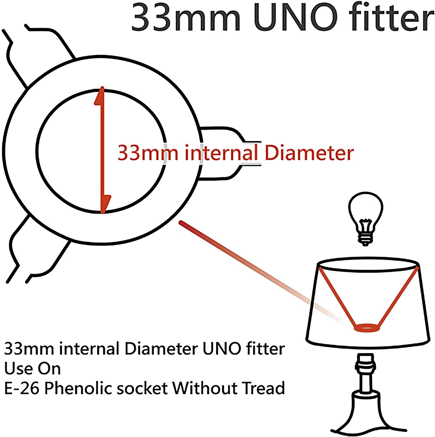 Aspen Creative 58026A, Bell Uno Lamp Shade, Gold, 4&quot; Top X 10&quot; Bottom X 7&quot; Slant Height, Slip Uno 33Mm