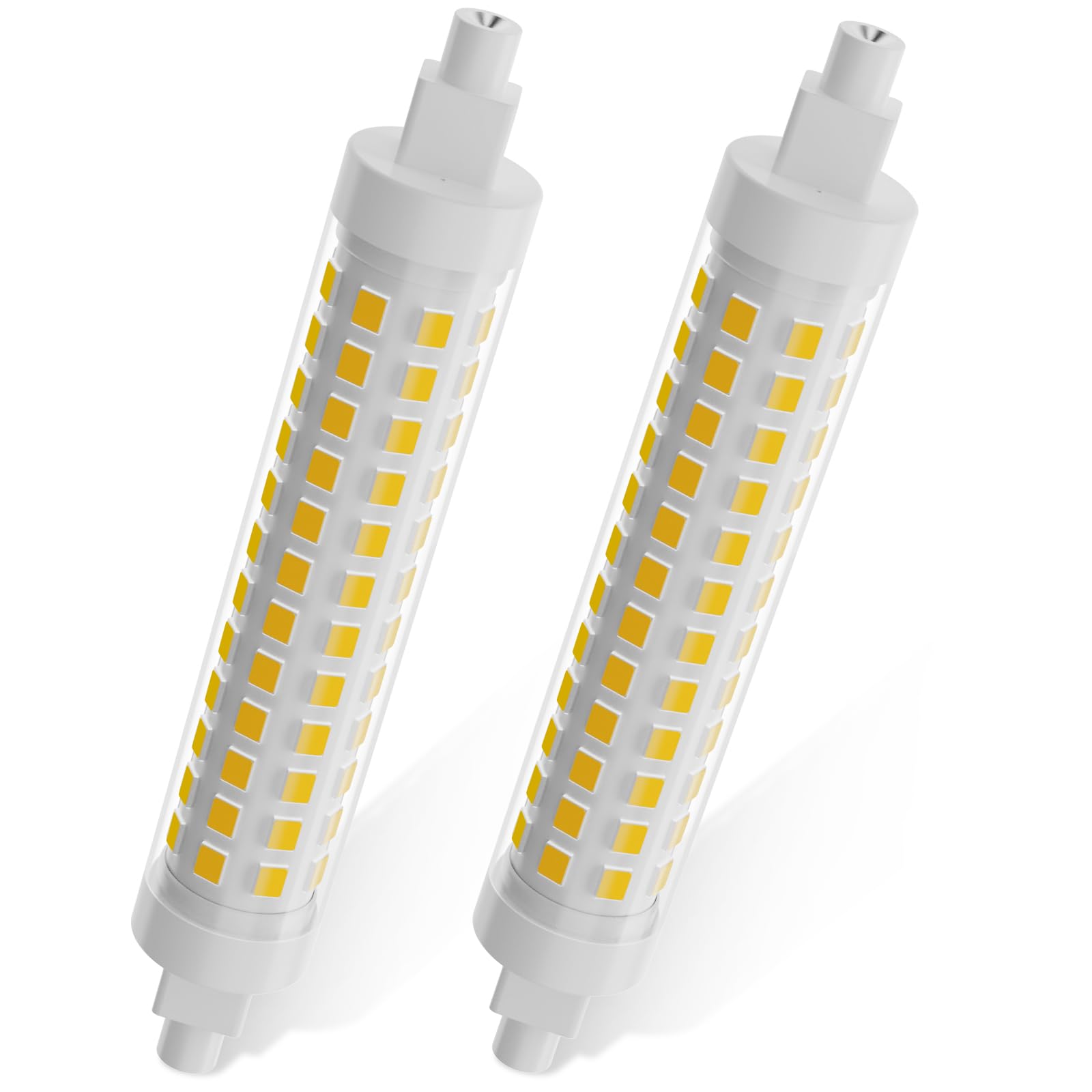 TAIYALOO R7S LED Bulb 100W Equivalent Dimmable J Type Linear 118mm Polycarbonate Natural White 2 Pack