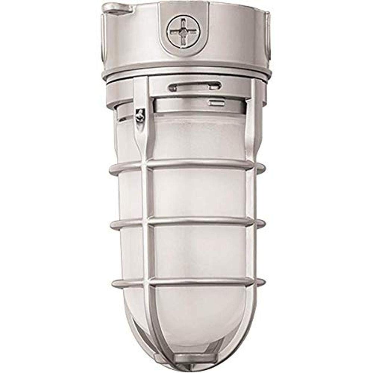 Lithonia Lighting OVT LED P1 40K 120 DNA M6 Vapor Tight Ceiling Mount Outdoor Light  4.25-Inch  Gray