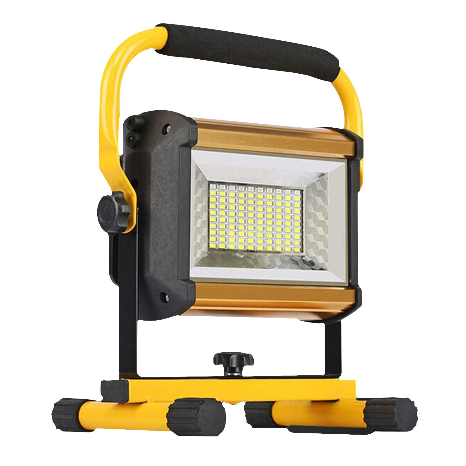 Rechargeable Led Work Light, Otyty 100W Portable Rechargeable Led Floodlights With Stand For Outdoor Garage Workshop Constructio