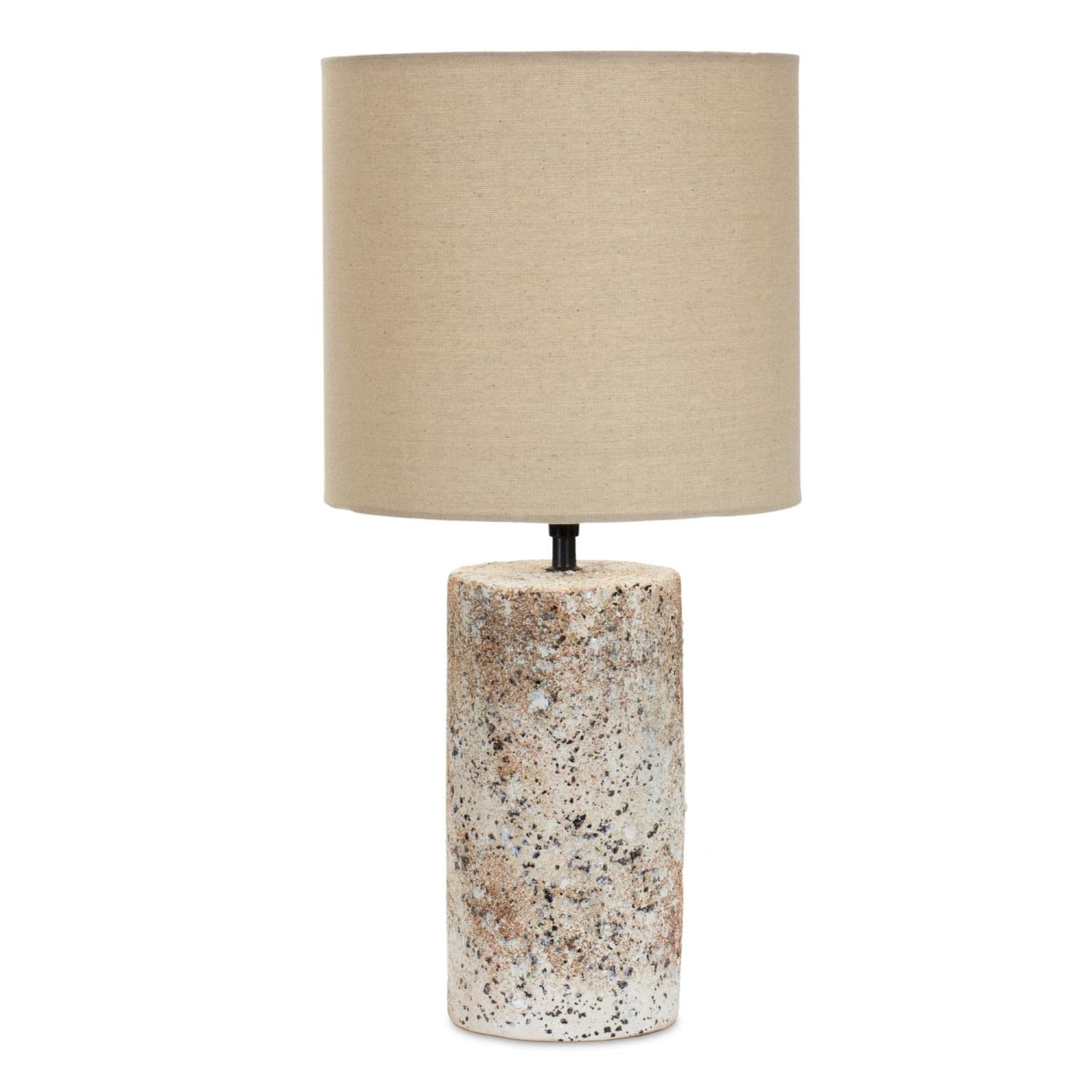 Melrose Ceramic Table Lamp with Beige and Brown Finish 85922DS