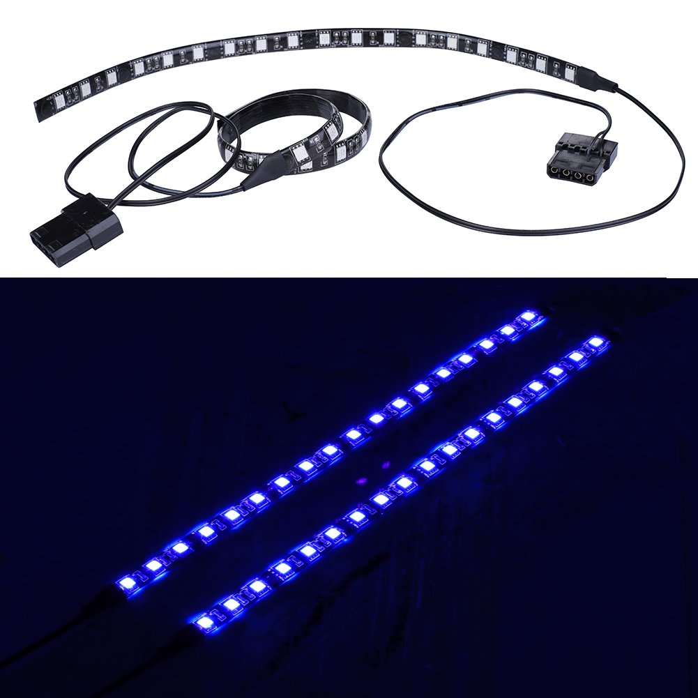 Ds Pc Led Flexible Light Strip Computer Lighting Uv Purple With Magnetic For Pc Case Computer Lighting Kit (390Nm, 11.8Inch The 2Nd Gen, S Series)