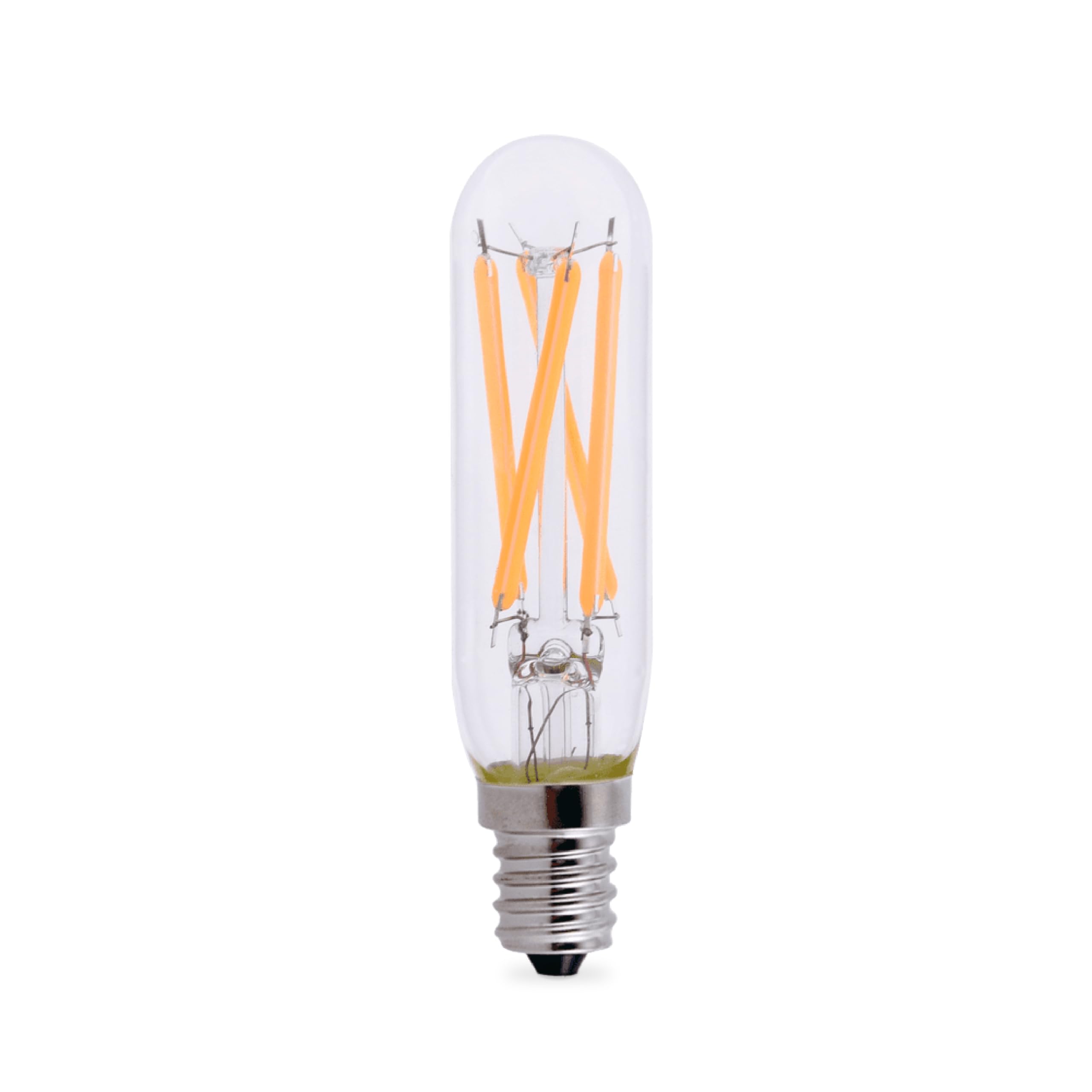 Goodlite G-19868 T6 Tubular Led 4.5W Filament, E12 Base, 60W Equivalent 500 Lumens, Warm White 2700K, Dimmable, Ul Listed