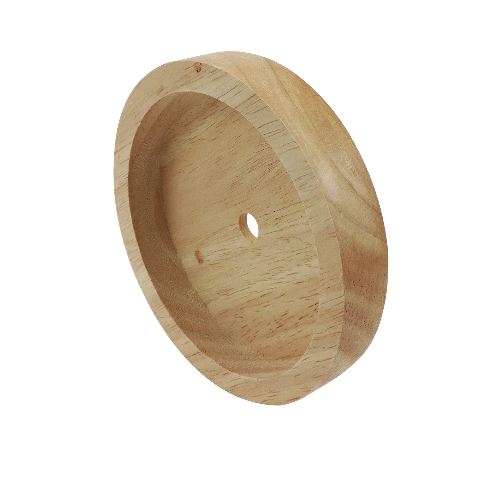 Quluxe 4-3/4 Inches Wodden Light Canopy Kit, Vintage Chandelier Ceiling Plate, Retro Pendant Light Canopy Kit For Pendant Light