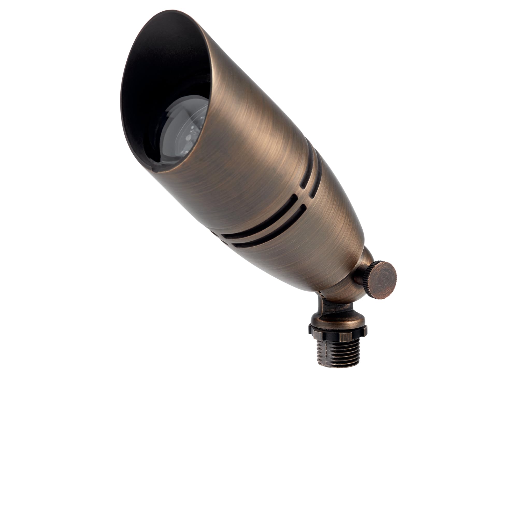 Kichler 12V MR-16 Fixed Socket Brass Accent Light Centennial Brass, 3.00x10.25x2.50