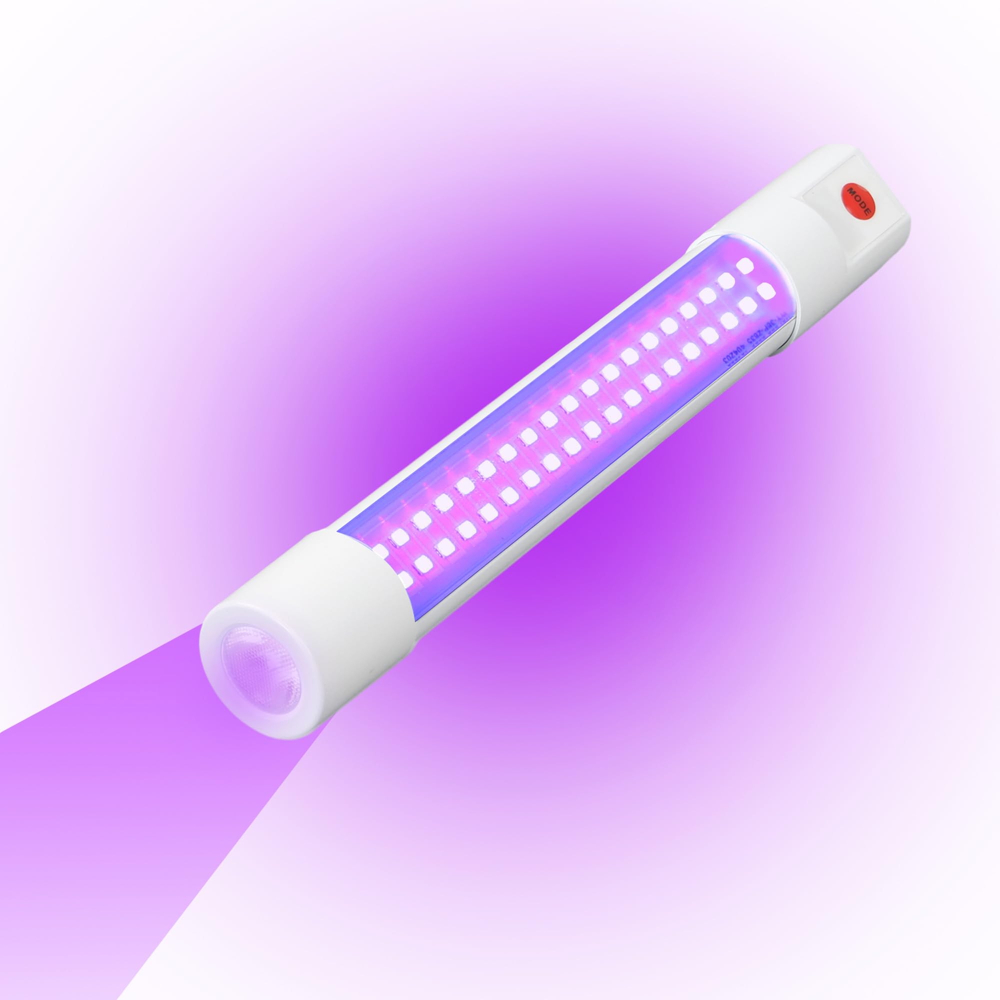 Black Light Rechargeable Battery Operated - Small Portable Black Light Bar 395Nm