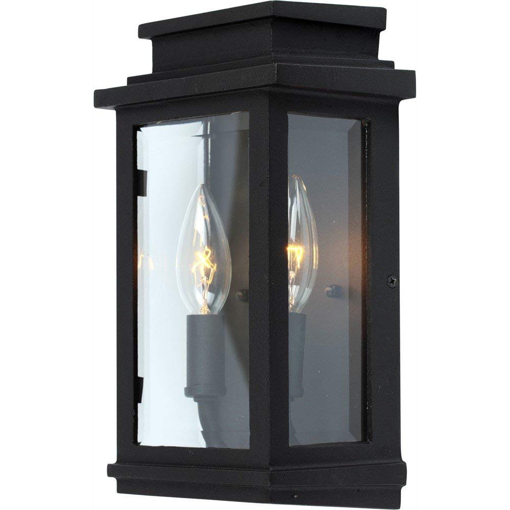 Artcraft Lighting Fremont Outdoor Wall Pocket Sconce, Black