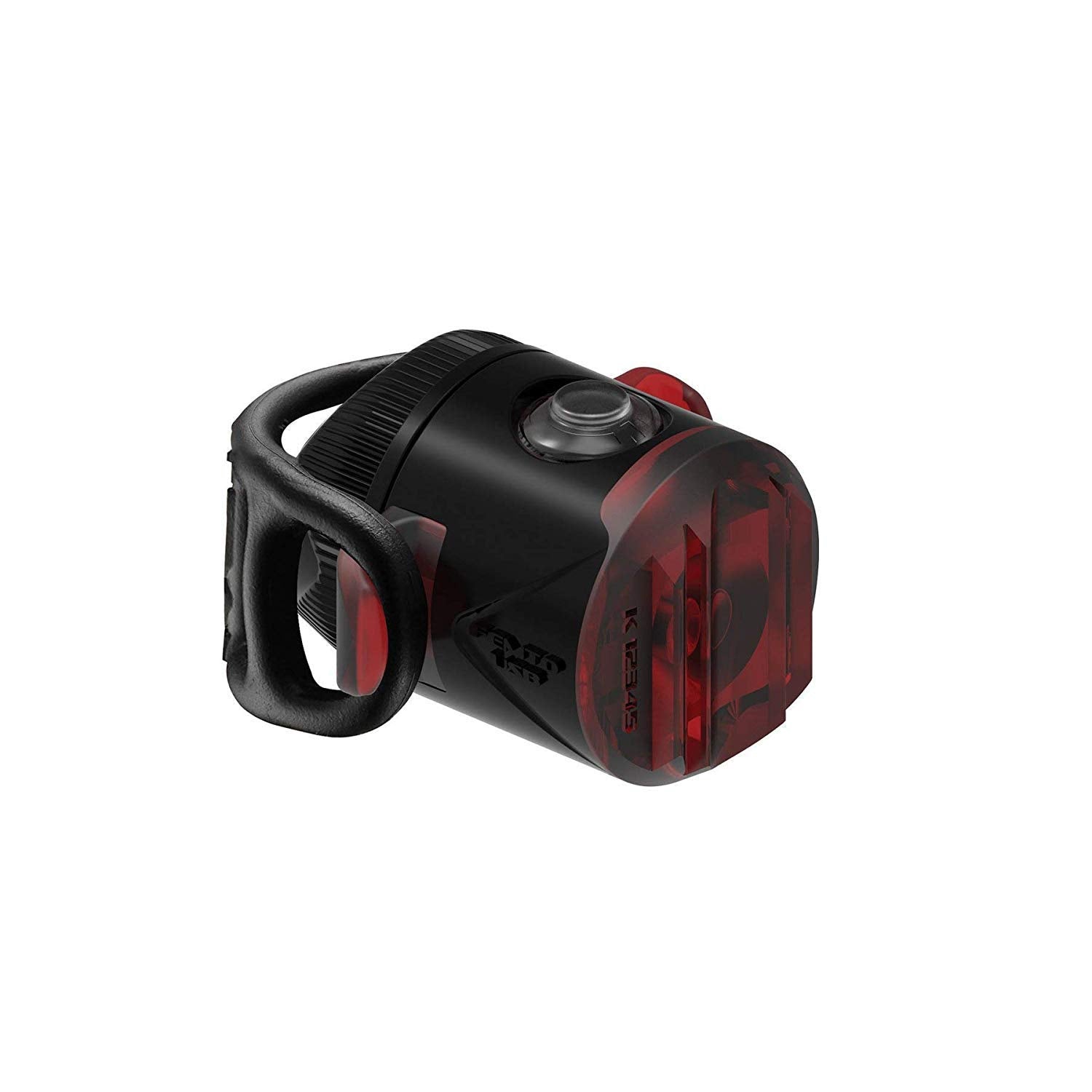 Lezyne Femto Usb Drive Bicycle Rechargeable Ipx7 Waterproof Red Led Road Mountain Gravel Bike Rear Light W/Multiple Solid & Flash Modes | Silicone Rubber Mounting Strap Included, 5 Lumens, Black