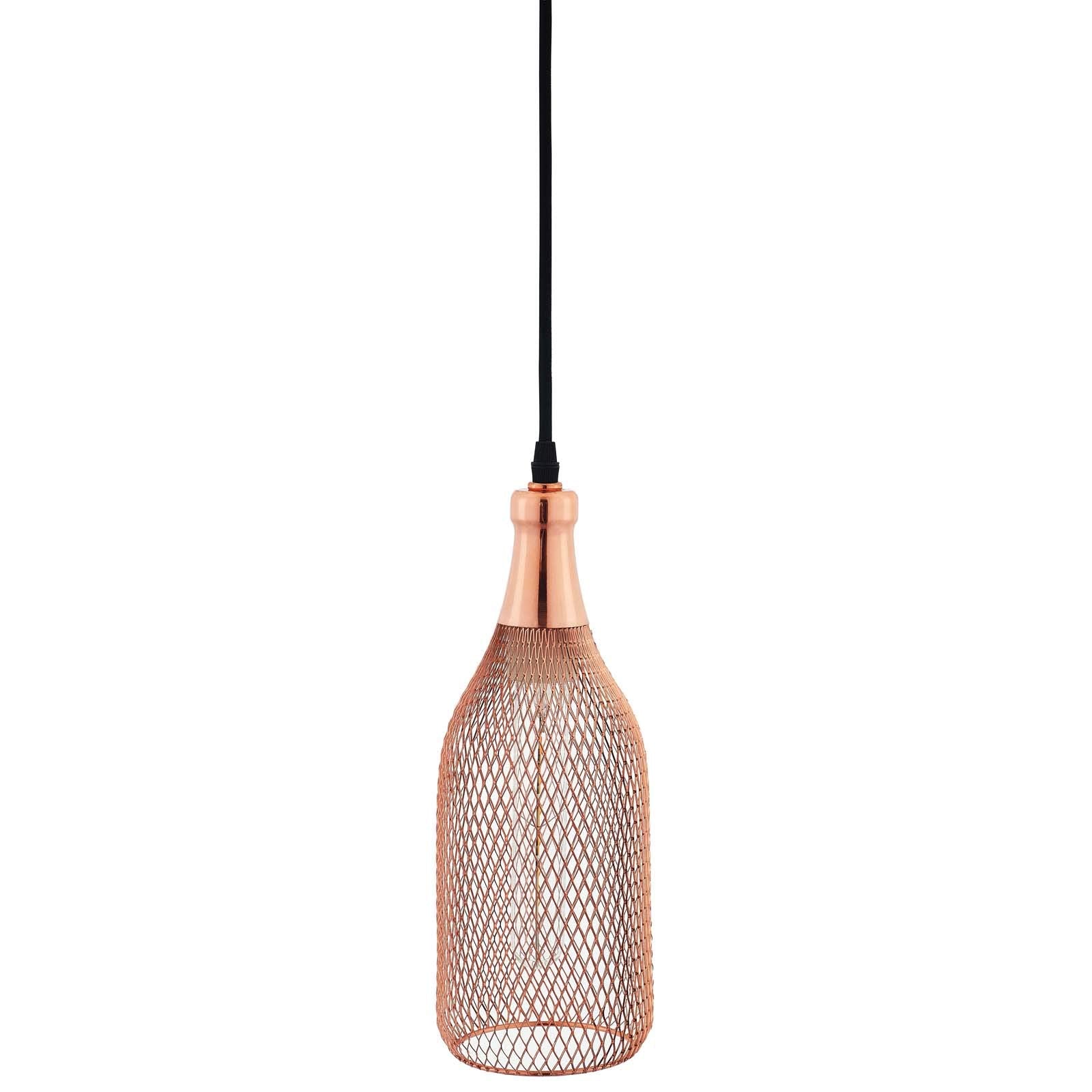 Modway Glimmer Contemporary Modern Bottle-Shaped 4.5 Hanging Ceiling Light Pendant in