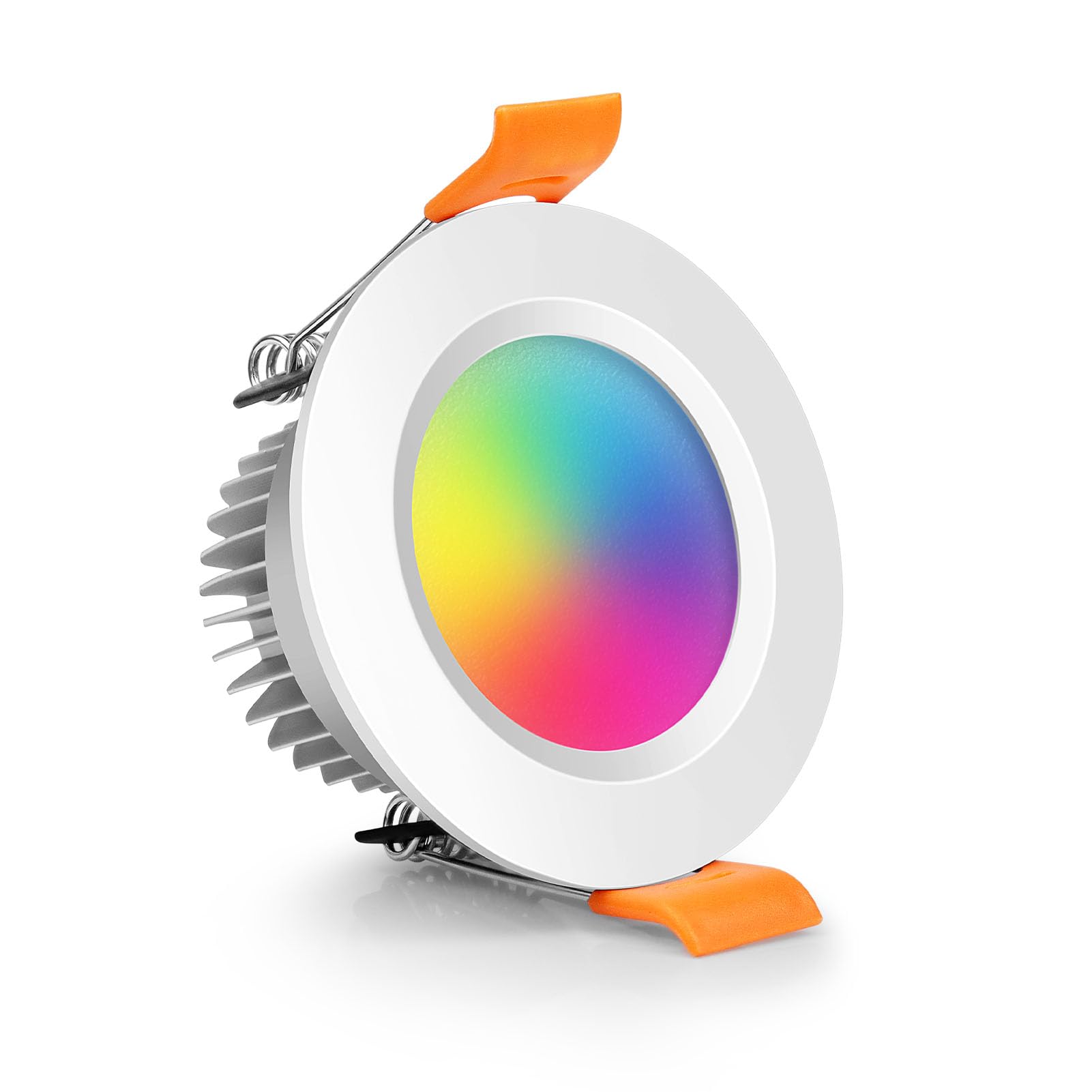 Lightingwill 2 Inch Led Recessed Lighting  Smart Wifi Led Downlight  5W Ceiling Light Compatible With Alexa/Google Assistant  Dimmable Rgb & 2700K-6500K  120V With Driver (1 Pack)