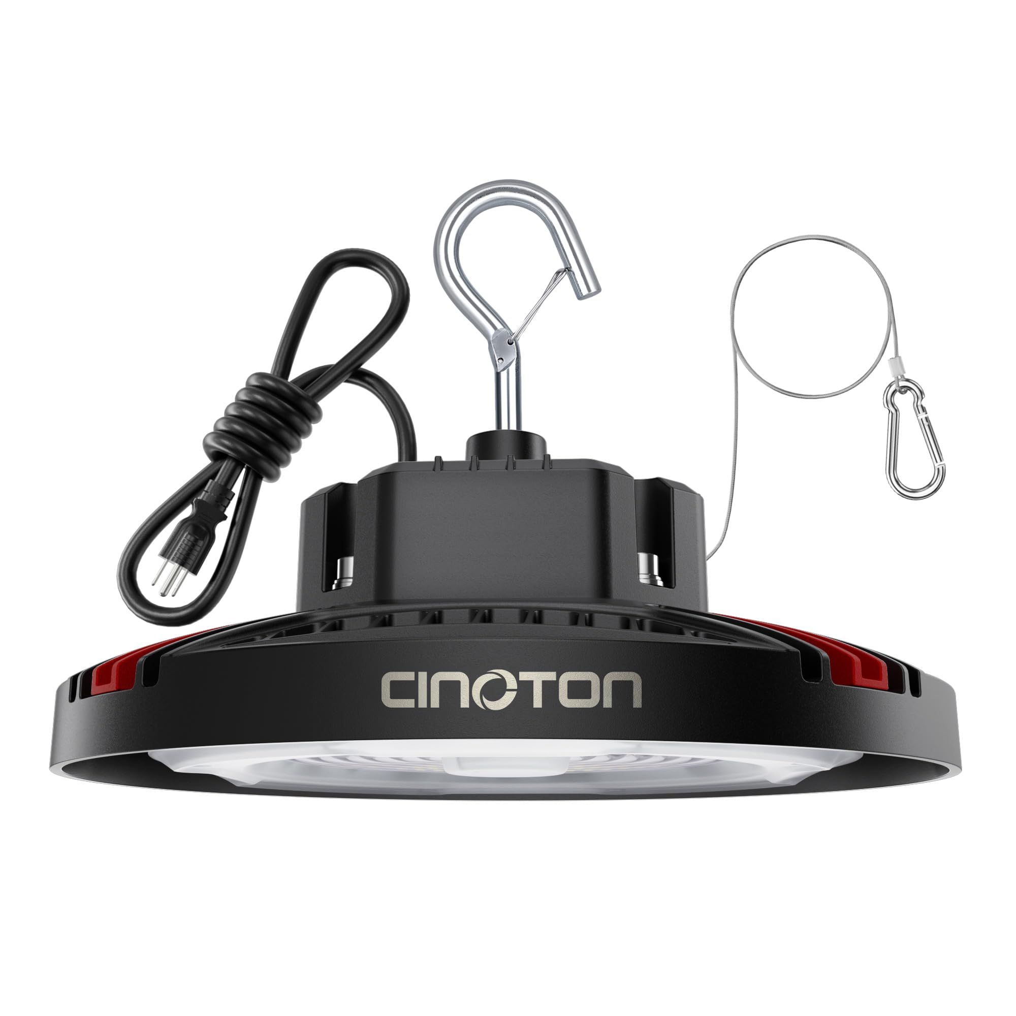 Cinoton 160W Ufo Led High Bay Light, 24000Lm, Aluminum, Daylight White 5000K, Etl Listed, Model Hb025, 1 Pack