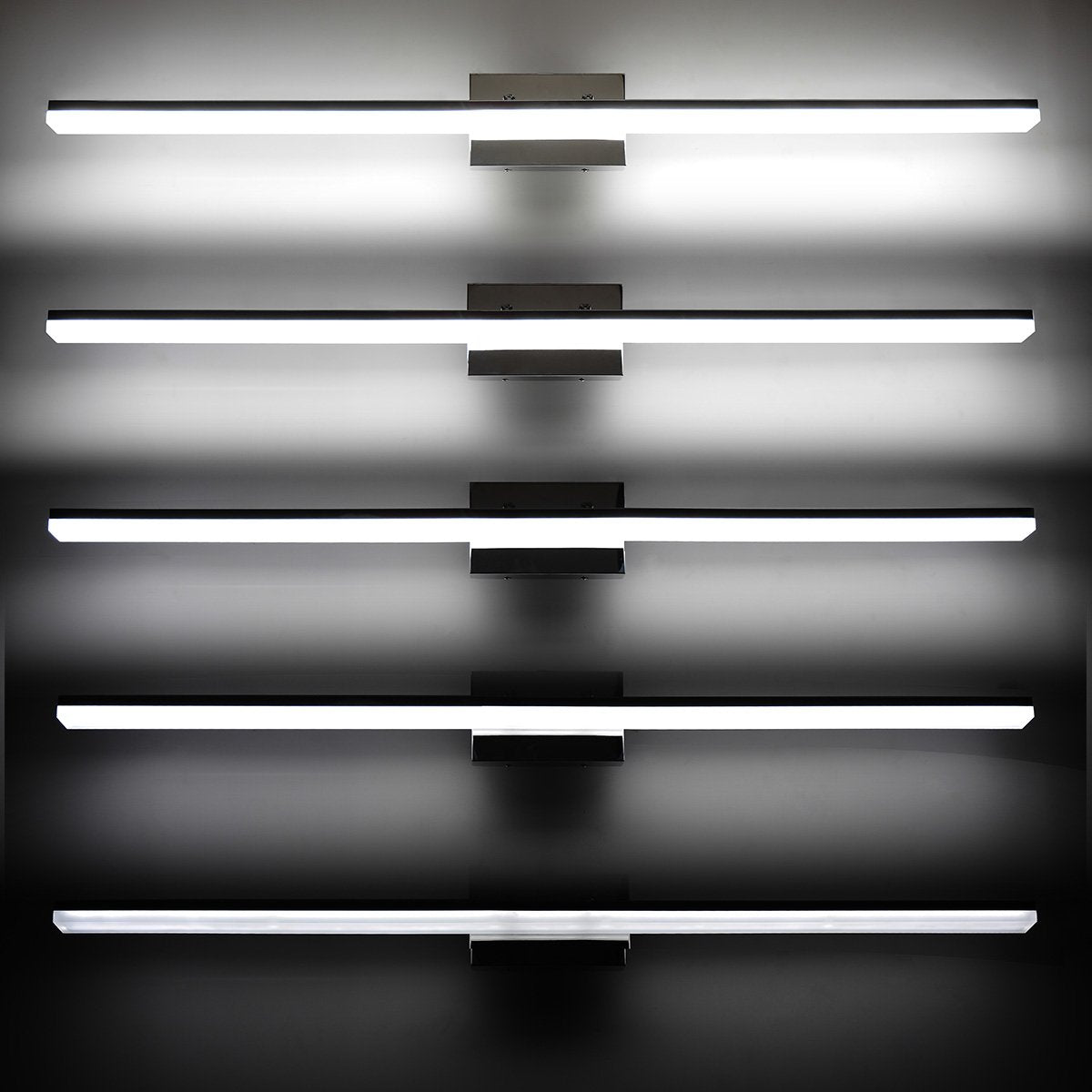 Mirrea 48In Modern Led Vanity Light For Bathroom Lighting Dimmable 46W Chromed (Cold White 5000K)