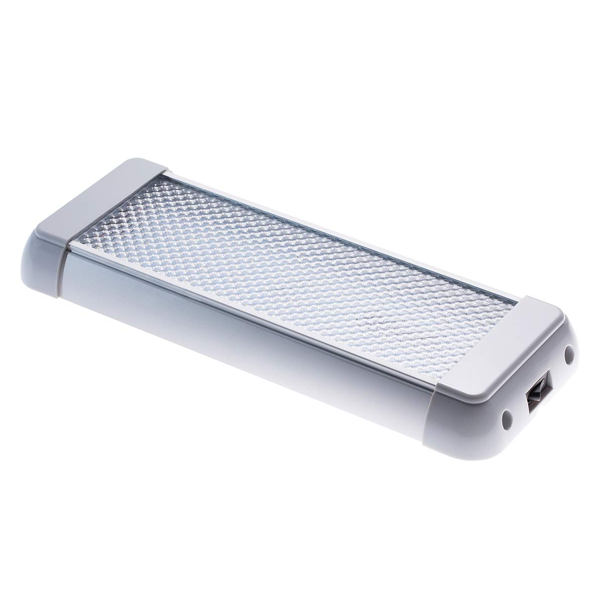 Raycharm Rv Marine Led Interior Light Fixture, 10.3&quot; X 3.9&quot; Aluminum Housing, 6000K Cool-White Large Spaces Illuminating,High-Output Low Ampere Draw, Built-In On/Off Rocker Switch, 12V-24V Dc, 1-Pack