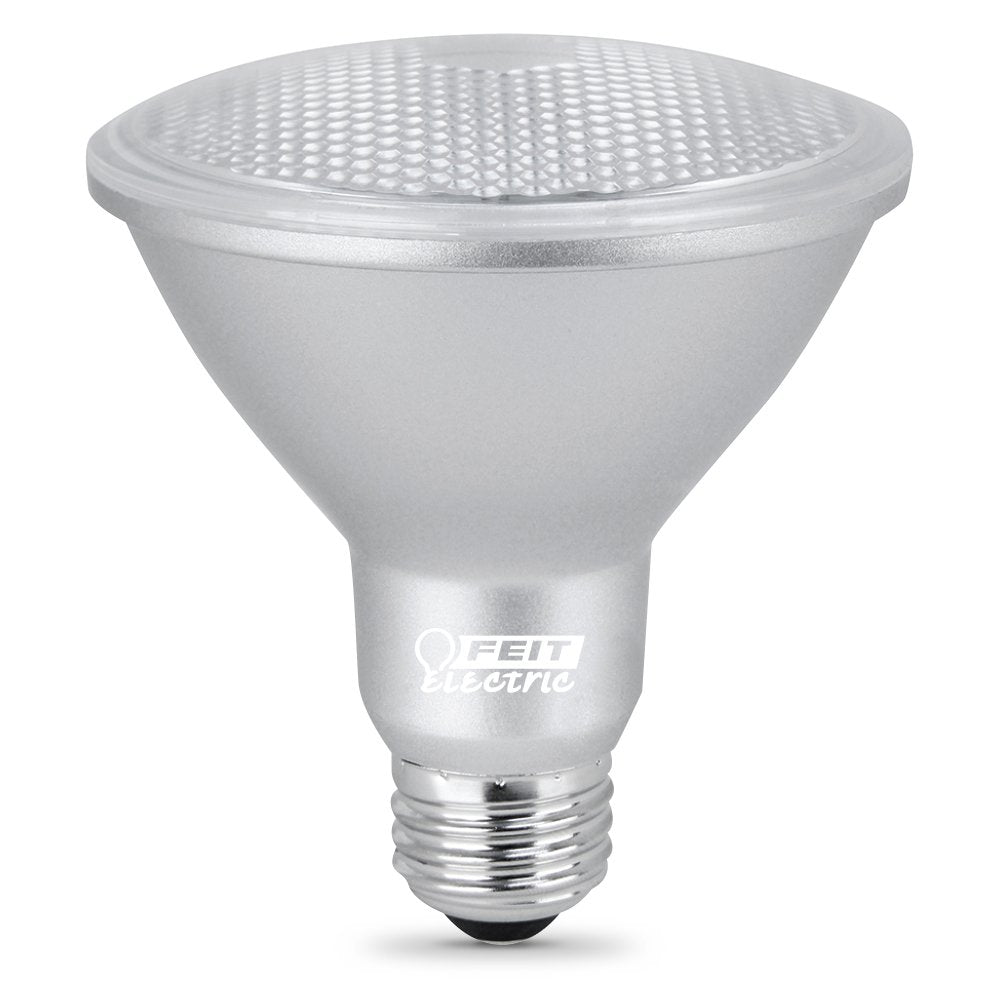 Feit Electric PAR30 LED Light Bulb, 75W Equivalent, Dimmable, Daylight, Short Neck, Model PAR30S/850/LEDG11, Metal