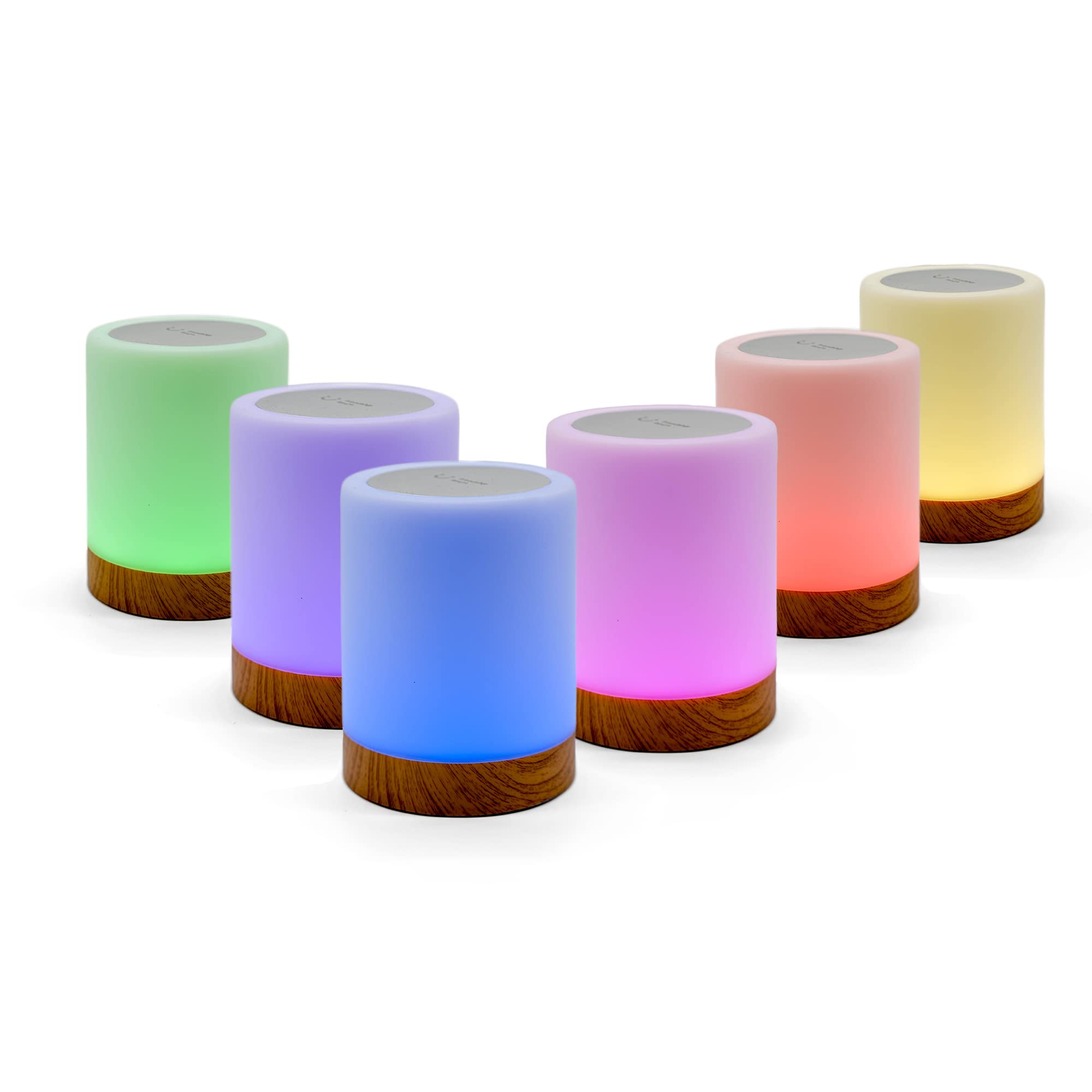 Friendship Lamps By Luvlink - No Subscription Wifi Touch Lamp For Long Distance Relationships  Couples  Friends & Family - Gift Ready (Set Of Six)