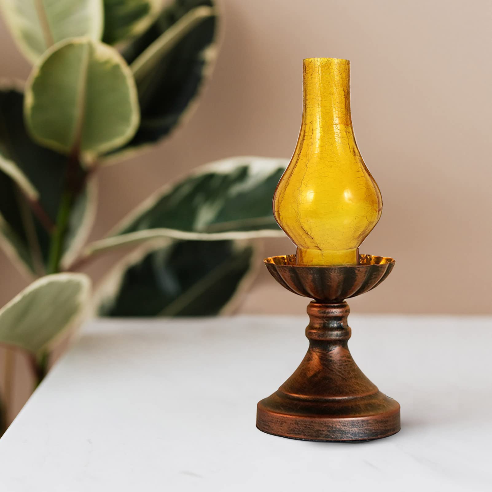 Uonlytech Vintage Decor Glass Lamp Chimney, Chimney Transparent Glass Shade Replacement Oil Lamp Wall Lamp For Vintage And Antiq