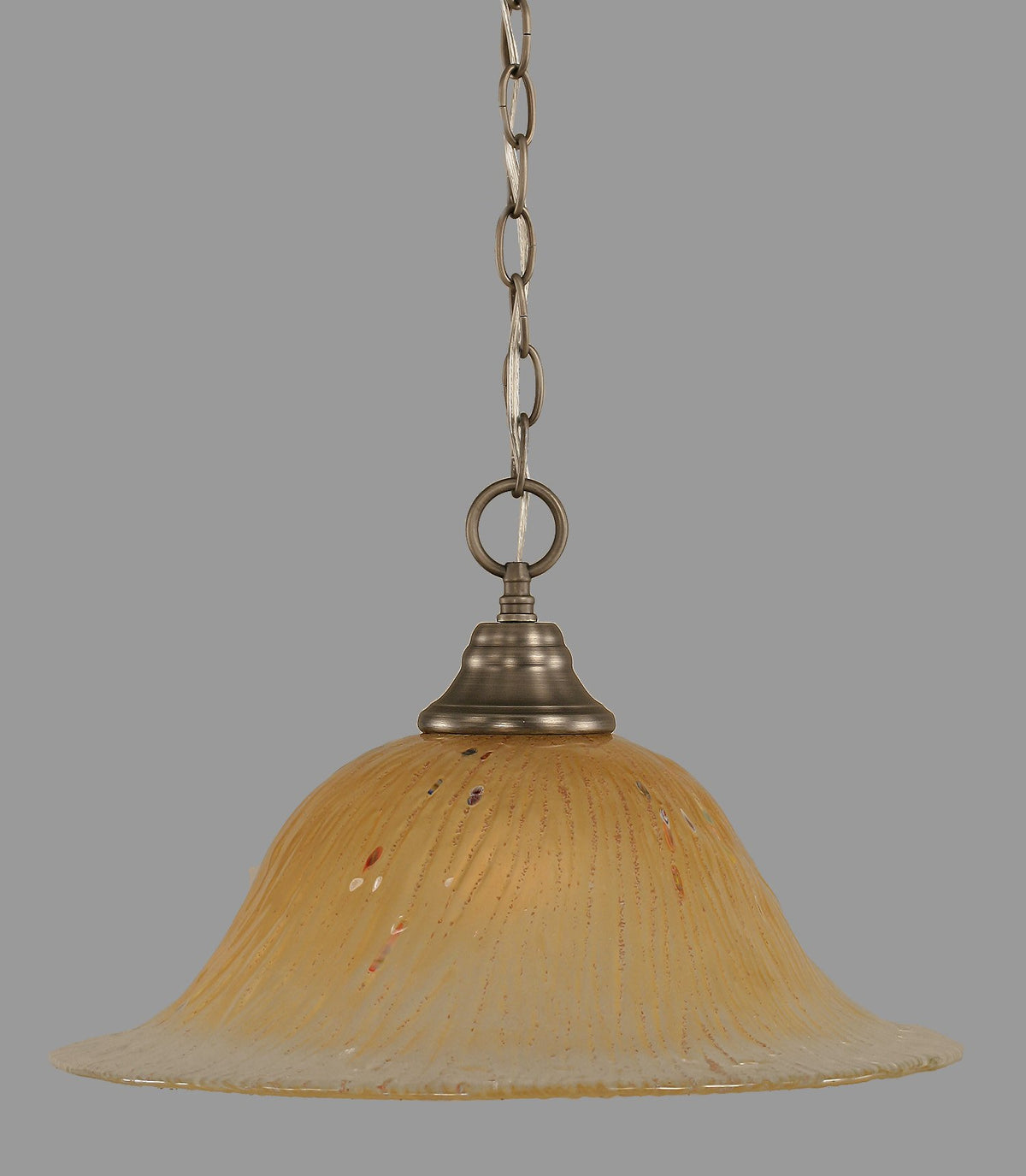 Toltec Lighting 1 Light Pendant In Brushed Nickel (10-Bn-740)