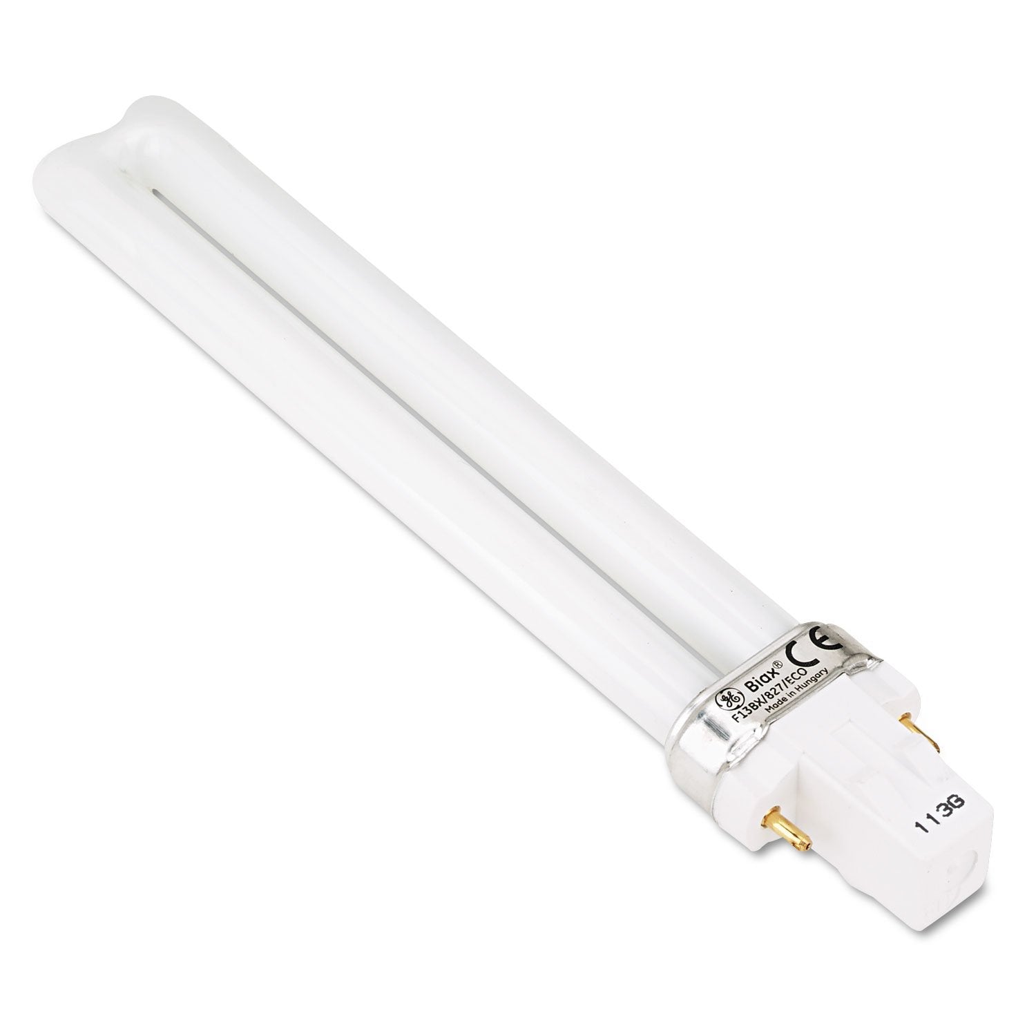 GE 97573 - F13BX/827/ECO - 13 Watt Twin-Tube Compact Fluorescent Light Bulb, 2700K