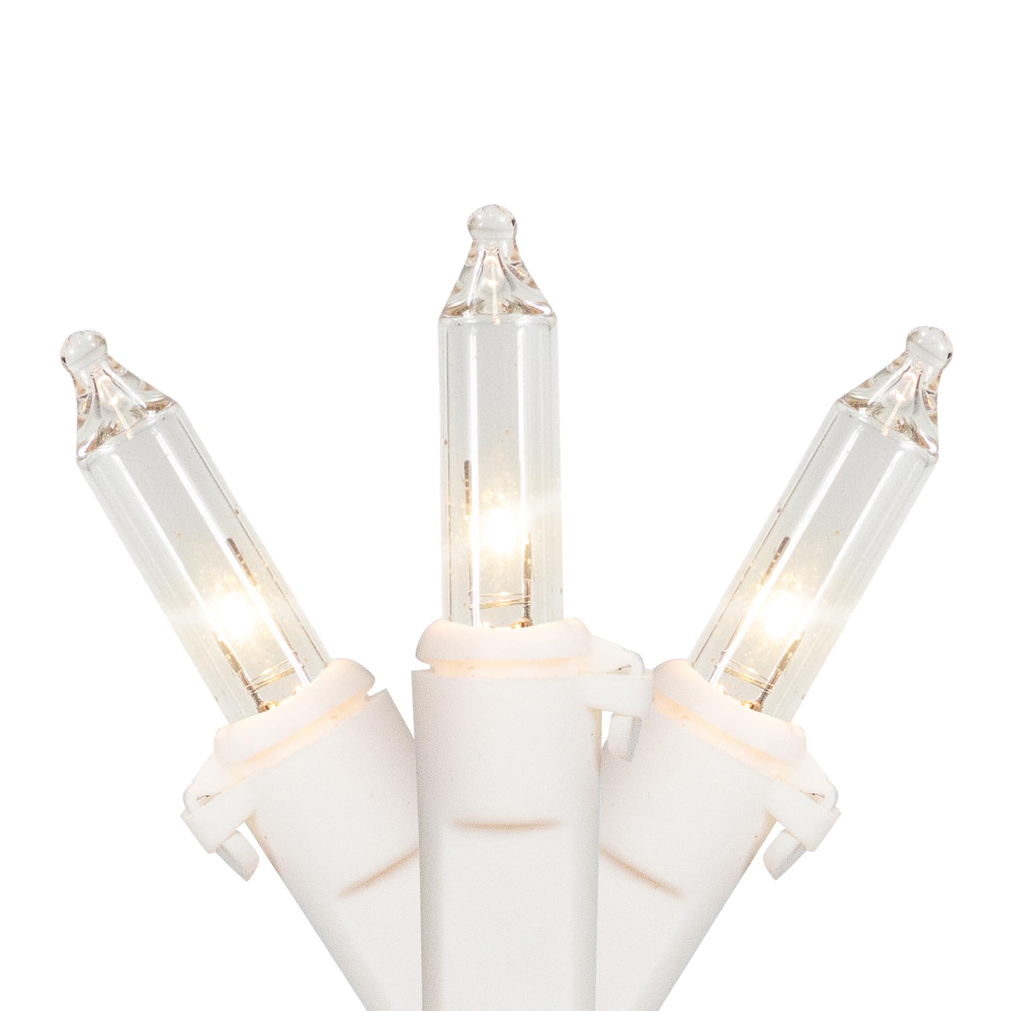 Northlight Mini Incandescent Christmas Lights - 10ct - Clear - 4 White Wire - Model NORTHLIGHT HA91235