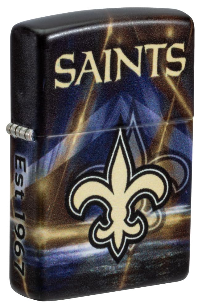 Zippo Nfl New Orleans Saints 540 Matte Pocket Lighter