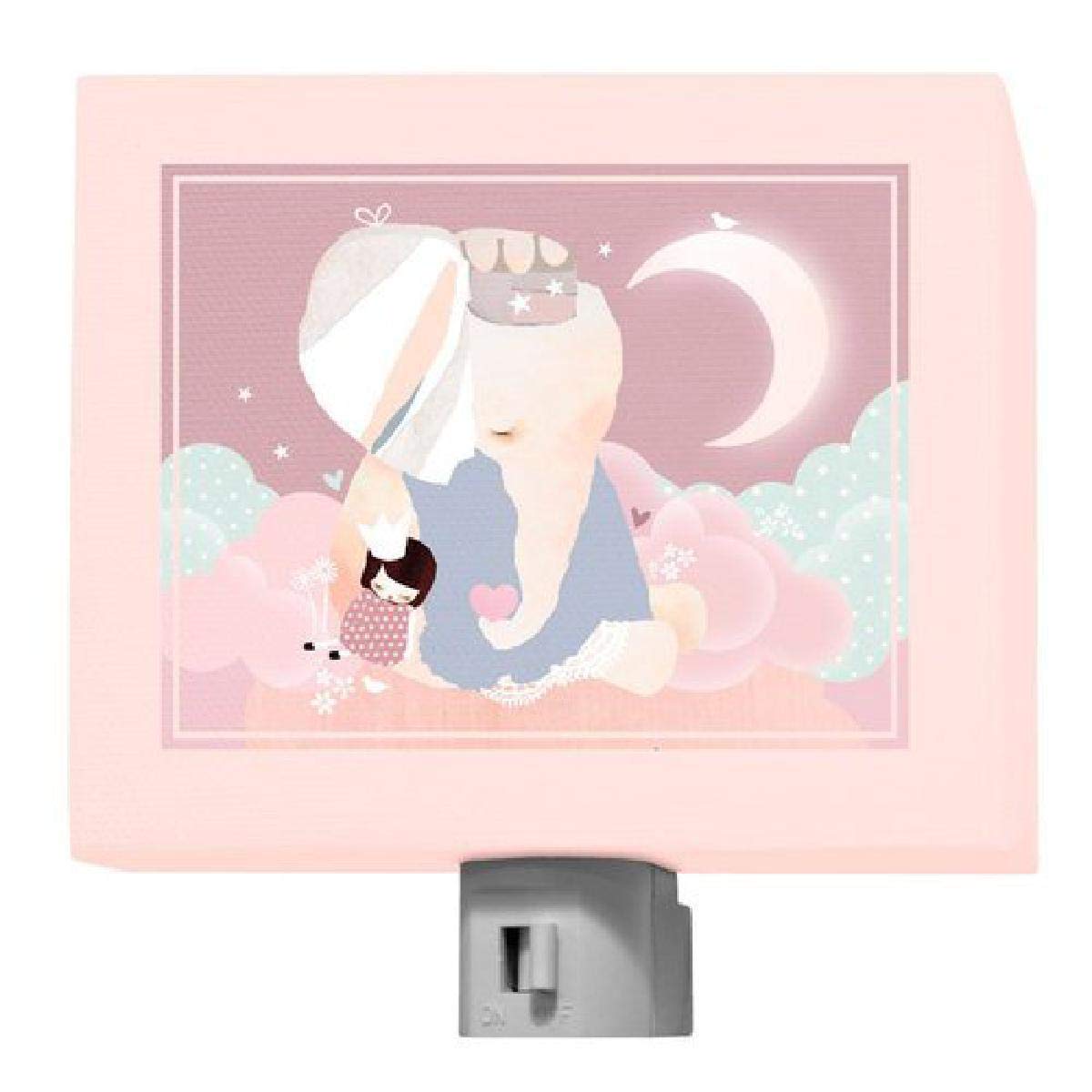 Oopsy Daisy Night Light, Pink My Friendly Elly, 5 x 4