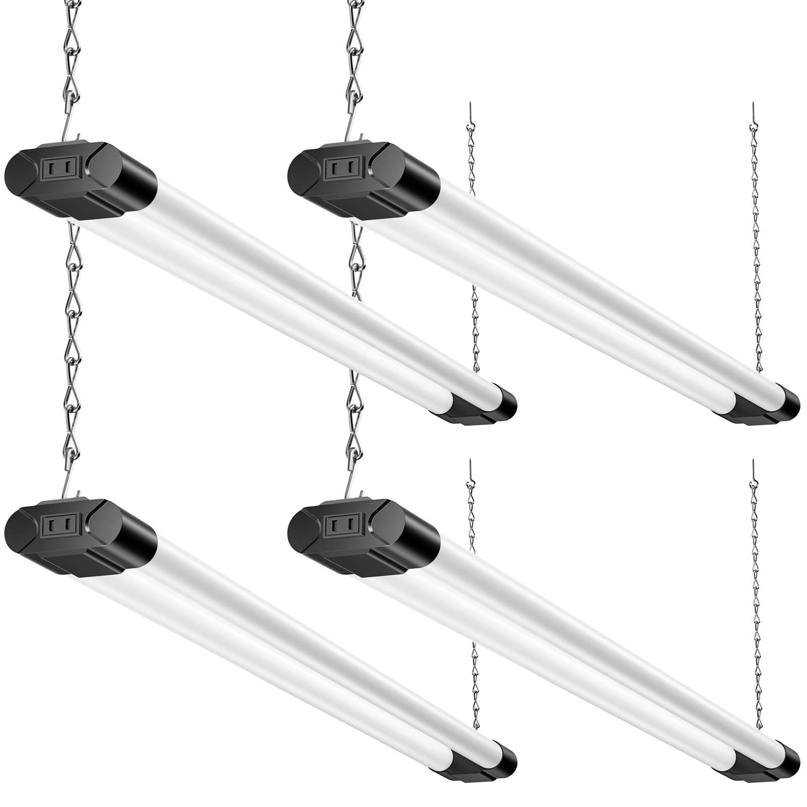 BBOUNDER 3FT LED Shop Light Fixture, Super Bright 3300LM, Cool Daylight White 6500K, Ceiling or Hanging Mount, Durable Garage Sh