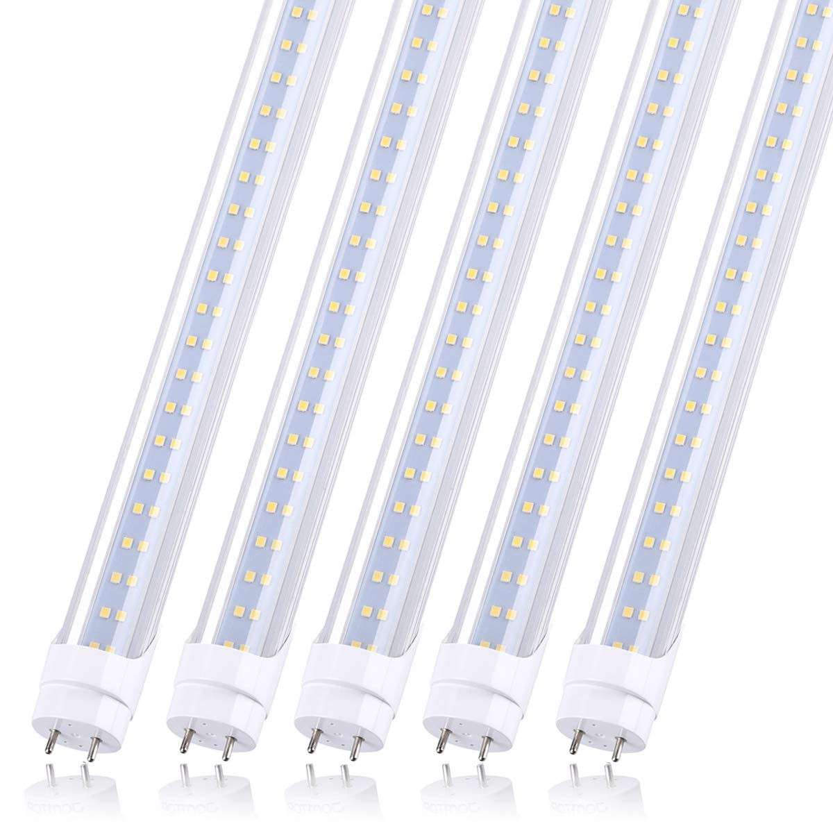 JOMITOP T8 LED Light Bulb 4FT 3360 Lumens Day White 5000K Dual-End 100 Pack Model T812-28W-TS-50K100