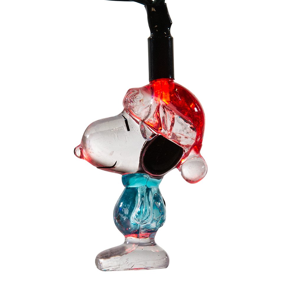 Peanuts Kurt Adler Pn9902 Led Snoopy Miniature Light Set, 15 Light