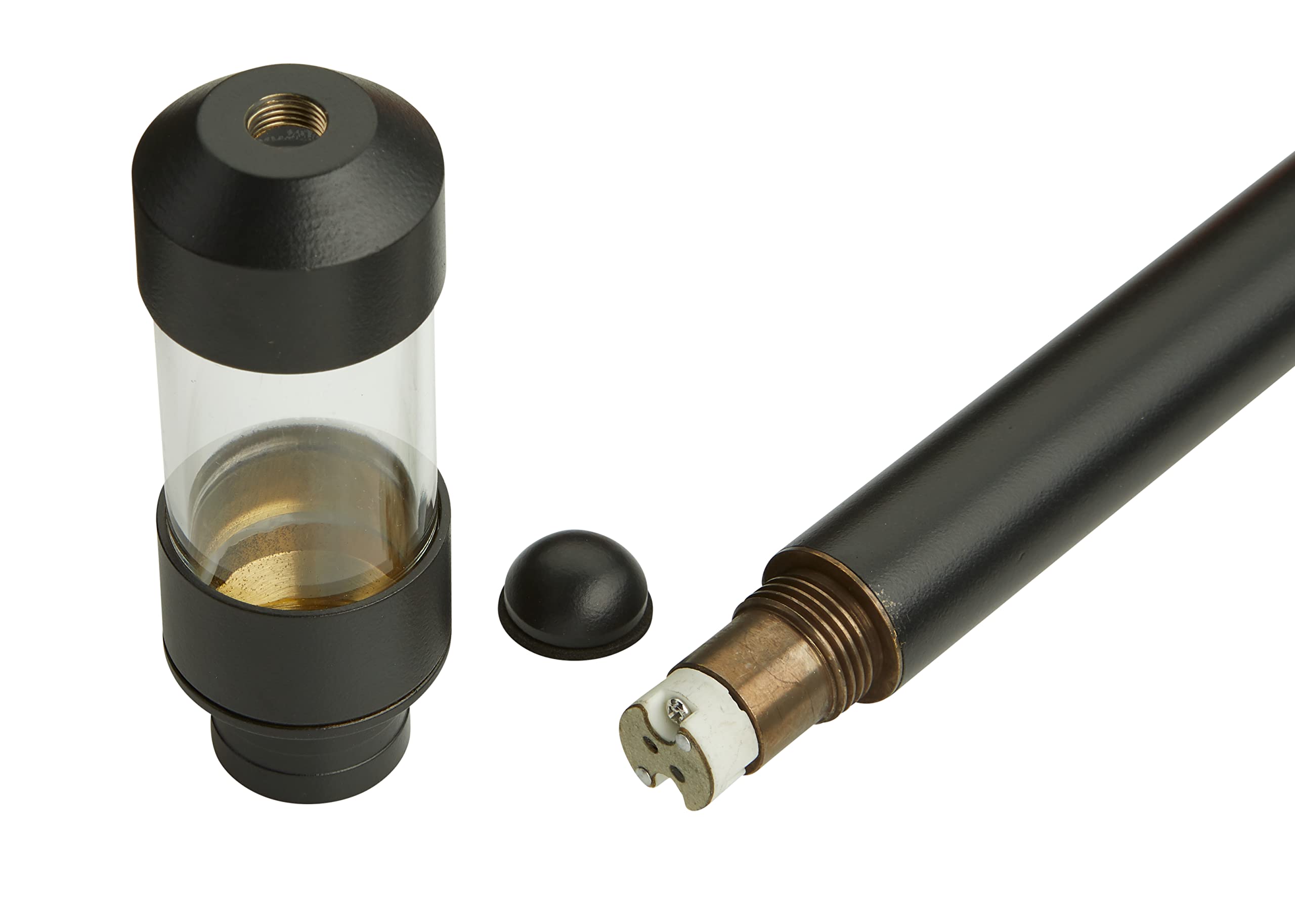 Volt Max Spread 12V Black Brass Path Light (25'' Tall, 9'' Shade) With 3W 2700K Warm White G4 Led Bulb For Low Voltage Landscape