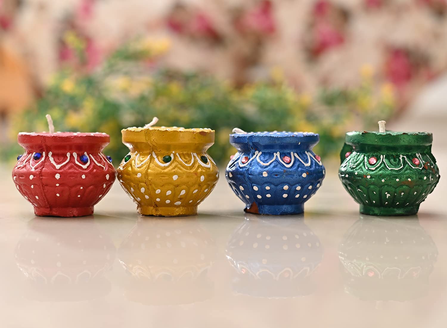 Jaipur Ace Diwali Diyas | Traditional Handmade Terracotta Clay Handi Diya | Mitti Deepak Decorate for Diwali | Diya for Puja | D