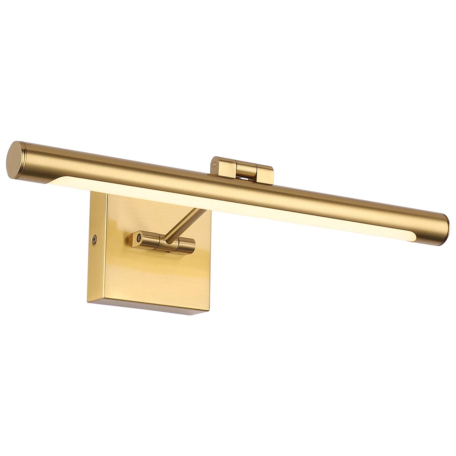 Led Picture Light Fixtures 16.54 Inches, Modern Metal Artwork Wall Lamps With Single Swing Arm, 9W (50W Eqv.), Hardwire Connecti
