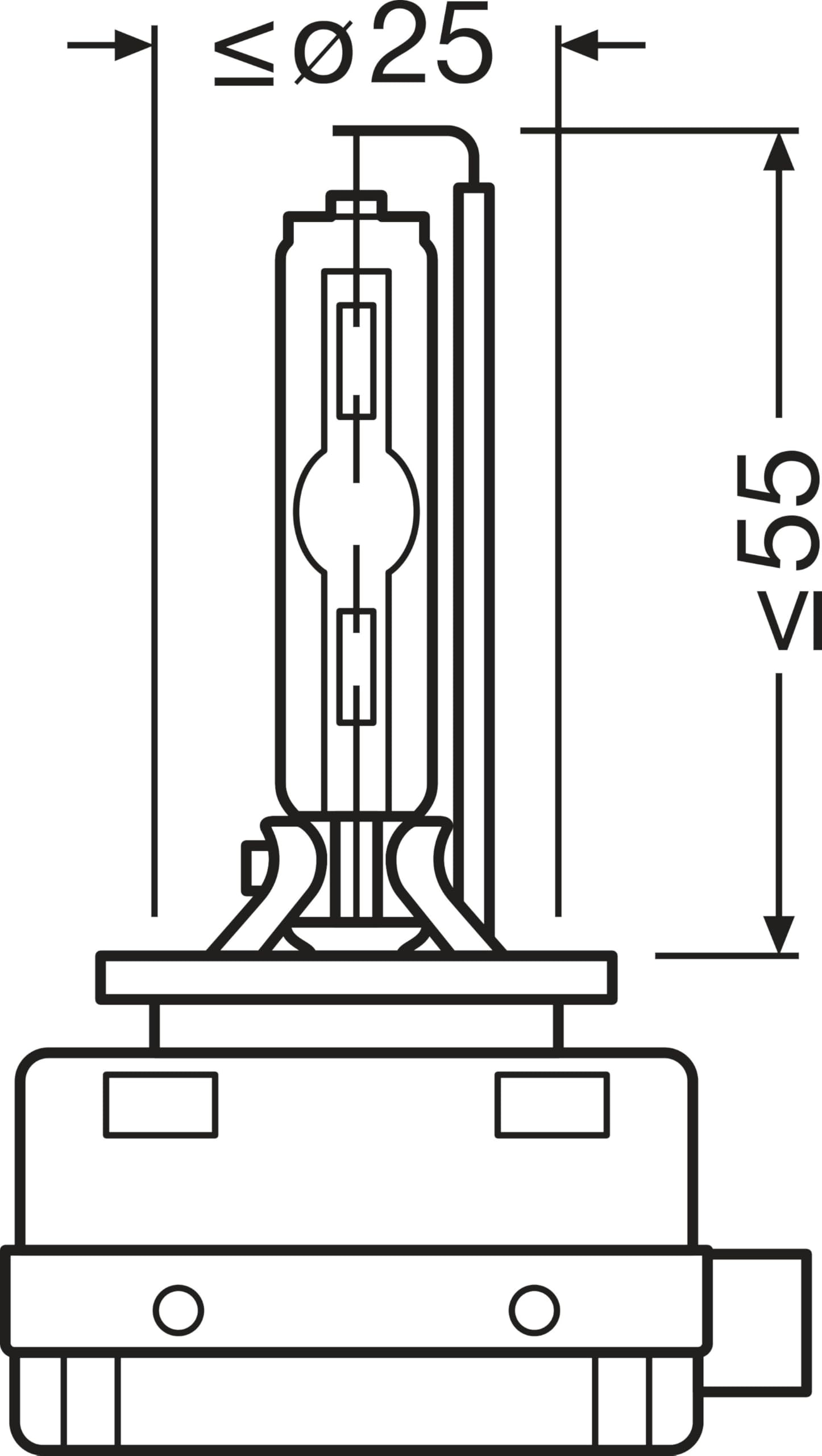 OSRAM Xenarc Night Breaker D1S Xenon Headlight Bulb, +220% Brightness, 66140XN2-2HB, 2 Lamps
