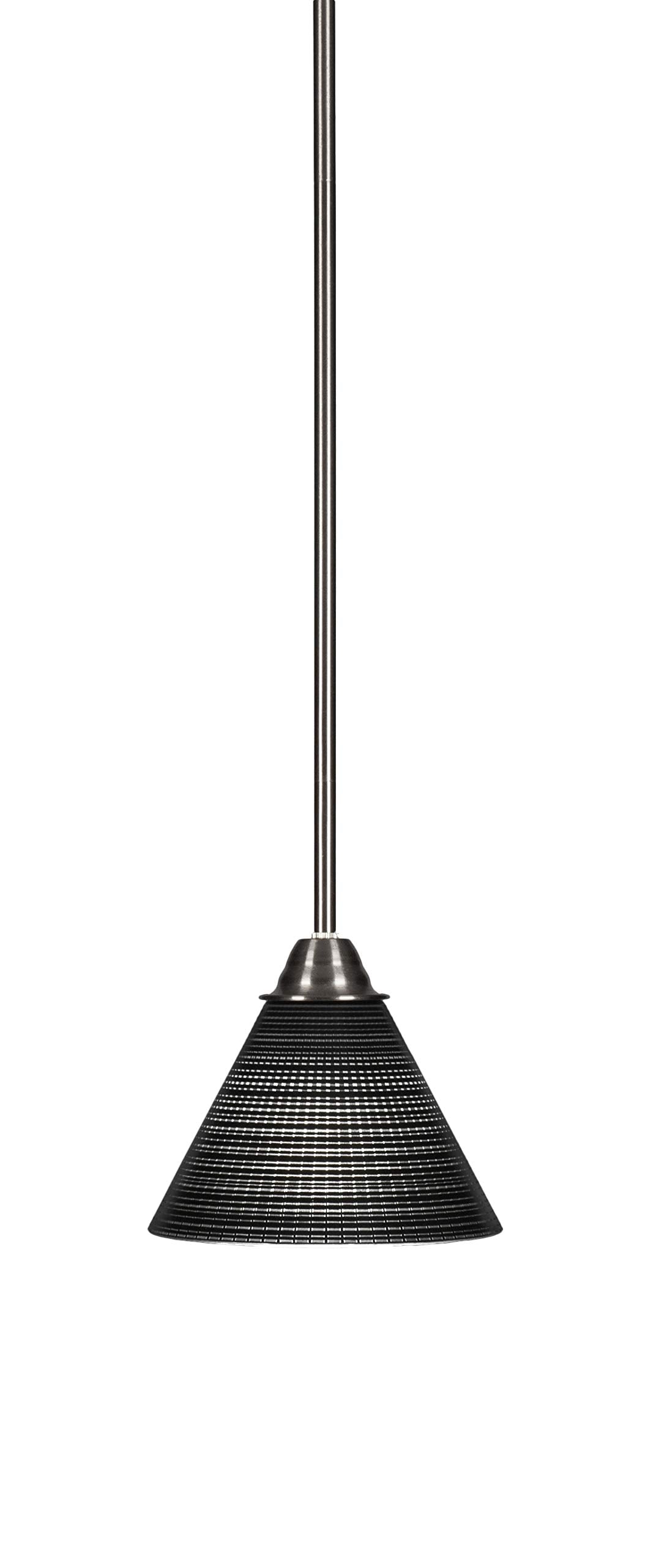 Toltec Lighting Paramount 1 Light Mini Pendant in Brushed Nickel (3401-BN-4059)