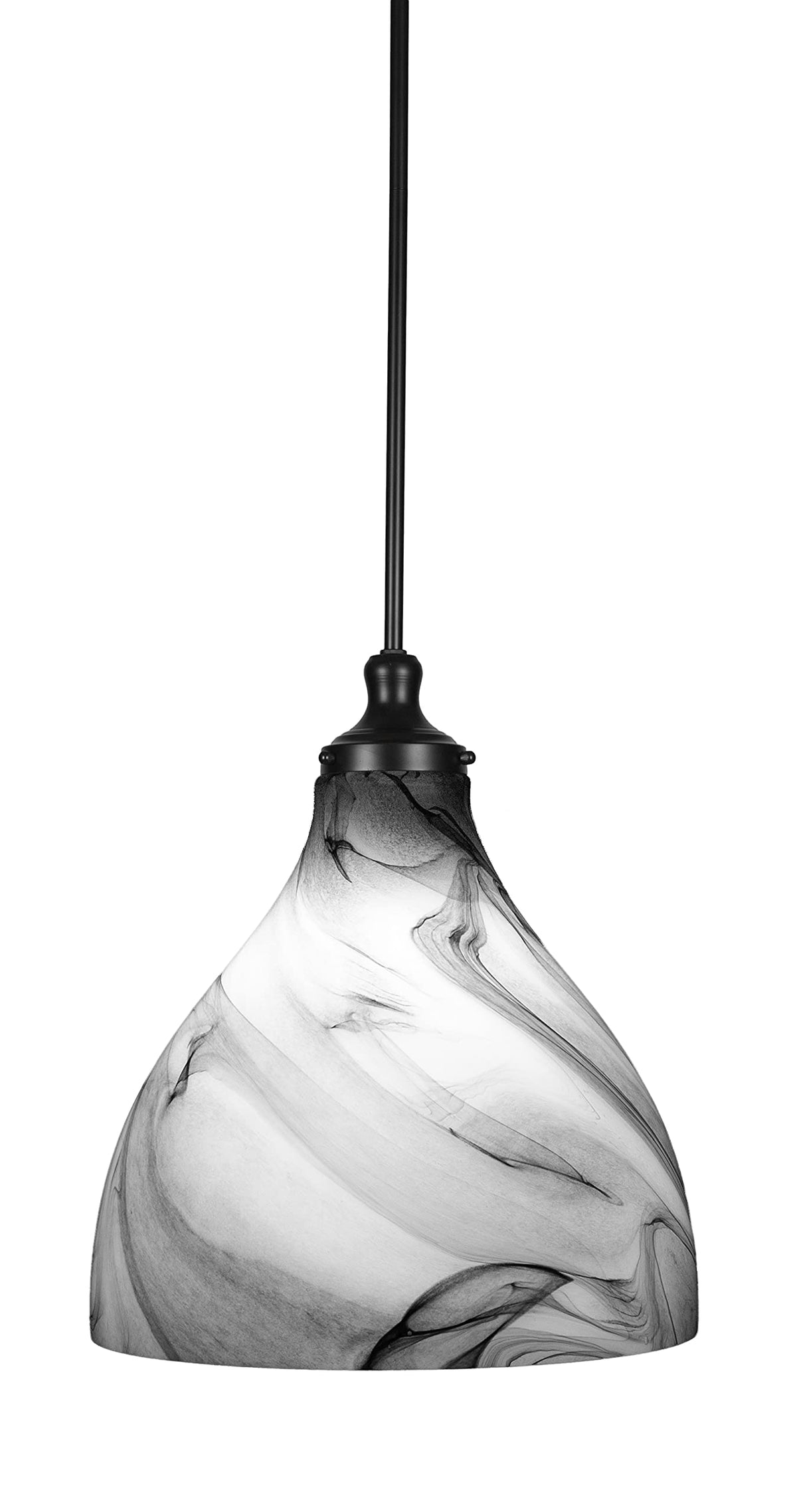 Juno 1 Light Pendant in Matte Black (77-MB-4749)