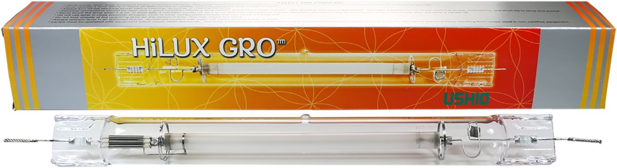 Ushio Us5002442 Pro Plus De Hps 1000W Double Ended Bulb, 1 Count (Pack Of 1), Clear