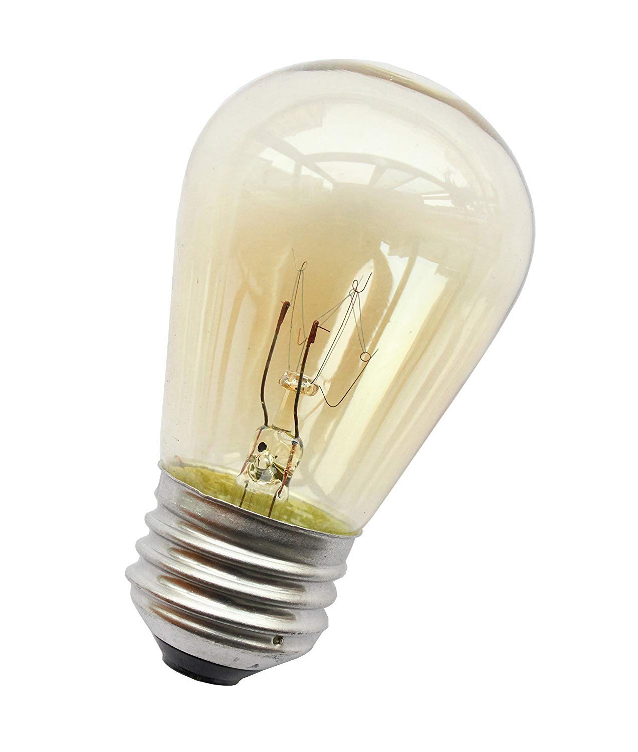 Bulbrite S14 Clear Sign Bulb 11 Watt, Model 701111, 25 Pack, Copper
