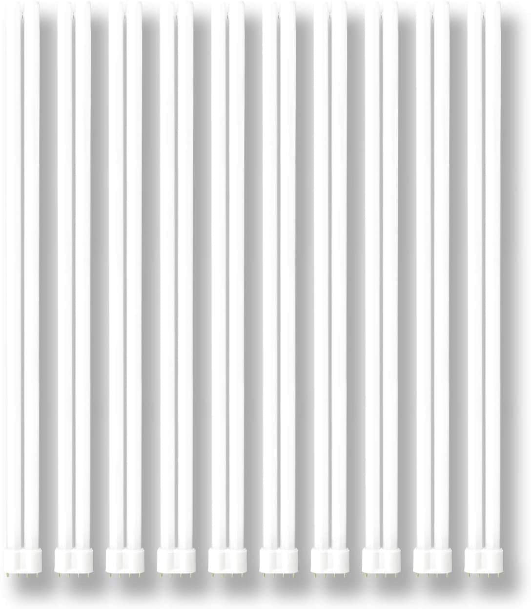 Goodbulb Pll36/850 | 36W 16.9 Twin Tube Compact Fluorescent Light Bulb 4-Pin 2G11 Base 5000K Daylight 2400 Lumen Car Dealership Lighting Pack Of 10