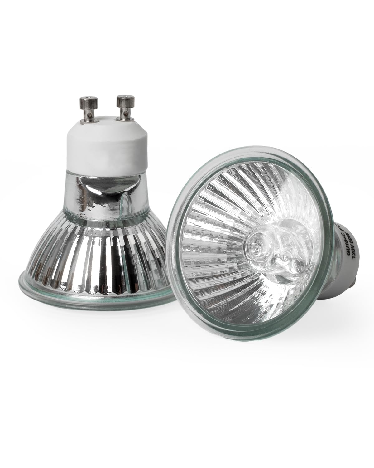 Elenhome 120V 50W Gu10 Bulb For Candle Warmer Lamp, 2Pcs Gu10+C Dimmable 2800K Warm White Halogen Light Bulbs 2 Pin, Wax Burner 