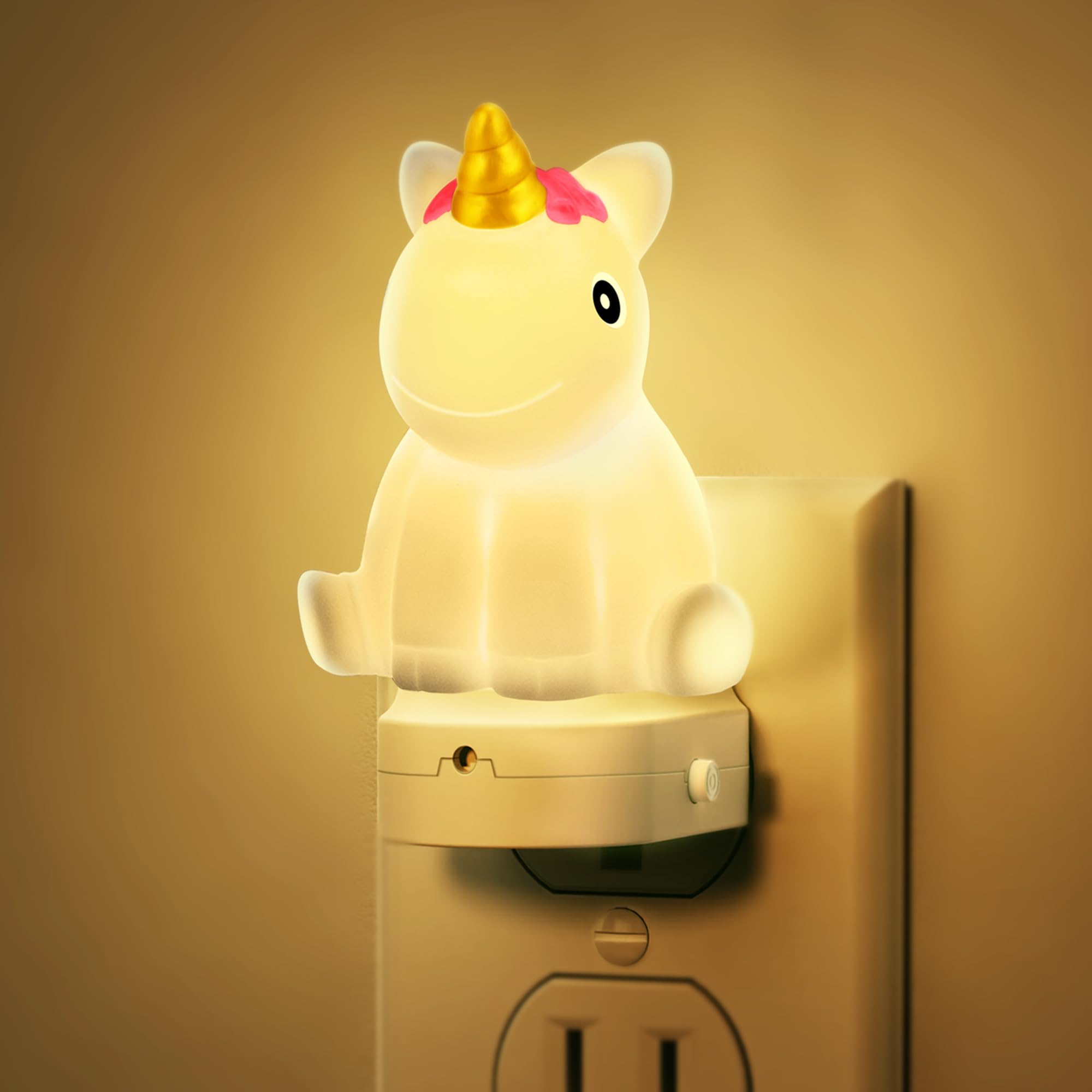 Doresshop Led Night Light For Kids  3D Cute Unicorn Night Lights Plug Into Wall With Dusk To Dawn Sensor  Rgb+Soft White 3000K Night Light  Christmas Birthday Gift Nightlight For Kids  Room Decor