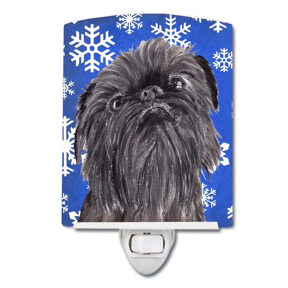Carolines Treasures Ceramic Night Light, Brussels Griffon, UL-Certified, 6x4x3in, Multicolor, Model SC9601CNL
