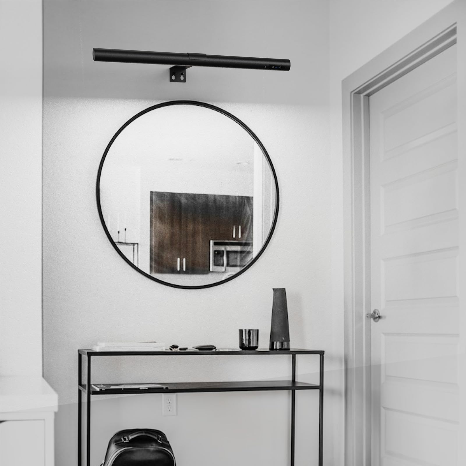 Eayoyae 19.7Inch Battery Operated Wireless Picture Light,Remote Control Painting Display Lights, Rechargeable Wall Lights With Three Modes And Power Display For Art Frame