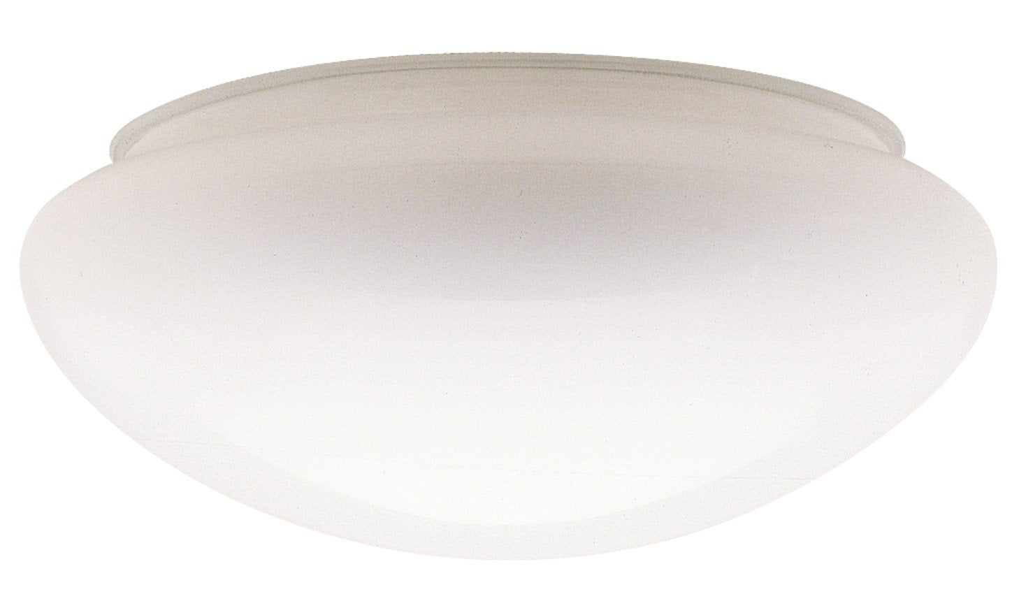 Westinghouse White Glass Mushroom Shade 8" - Plastic, Model 8575708