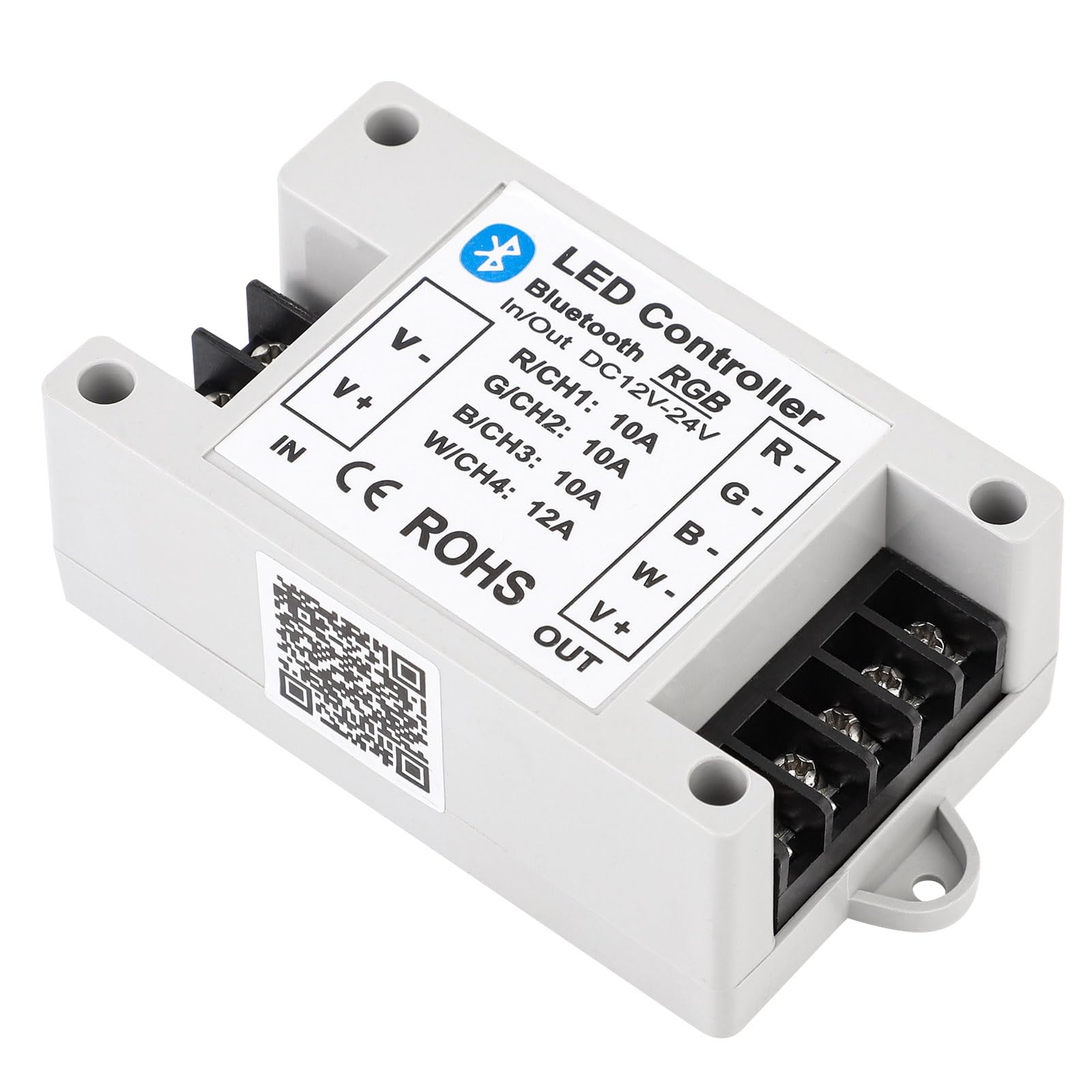 Live4Cool Rgb/Rgbw Led Bluetooth Controller Rgb Led Strip Light Controller Phone App Control For 5050 3528 Rgb Led Strip Lights (Suitable For Ios & Android System)